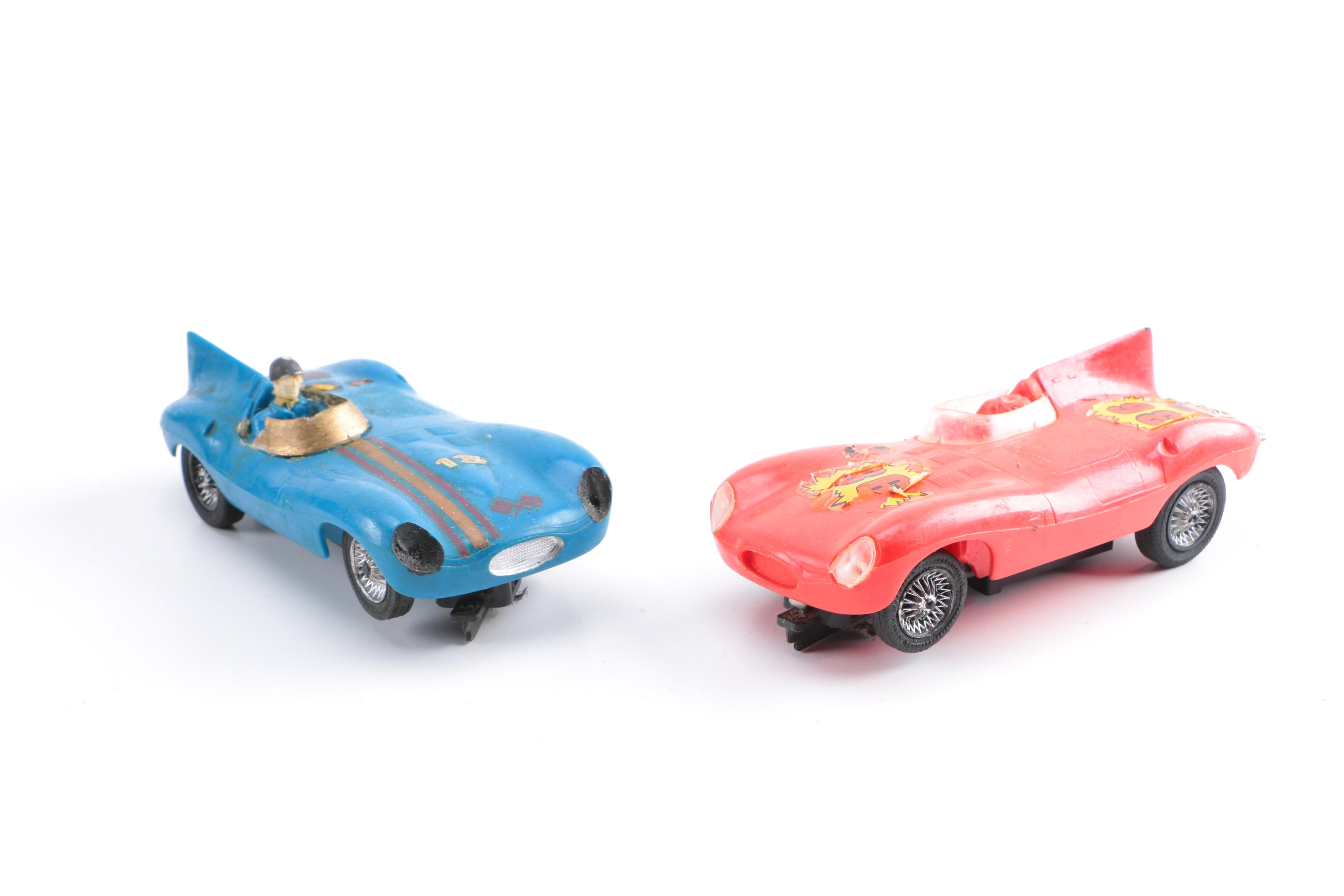 1960s Slot Cars with Accessories