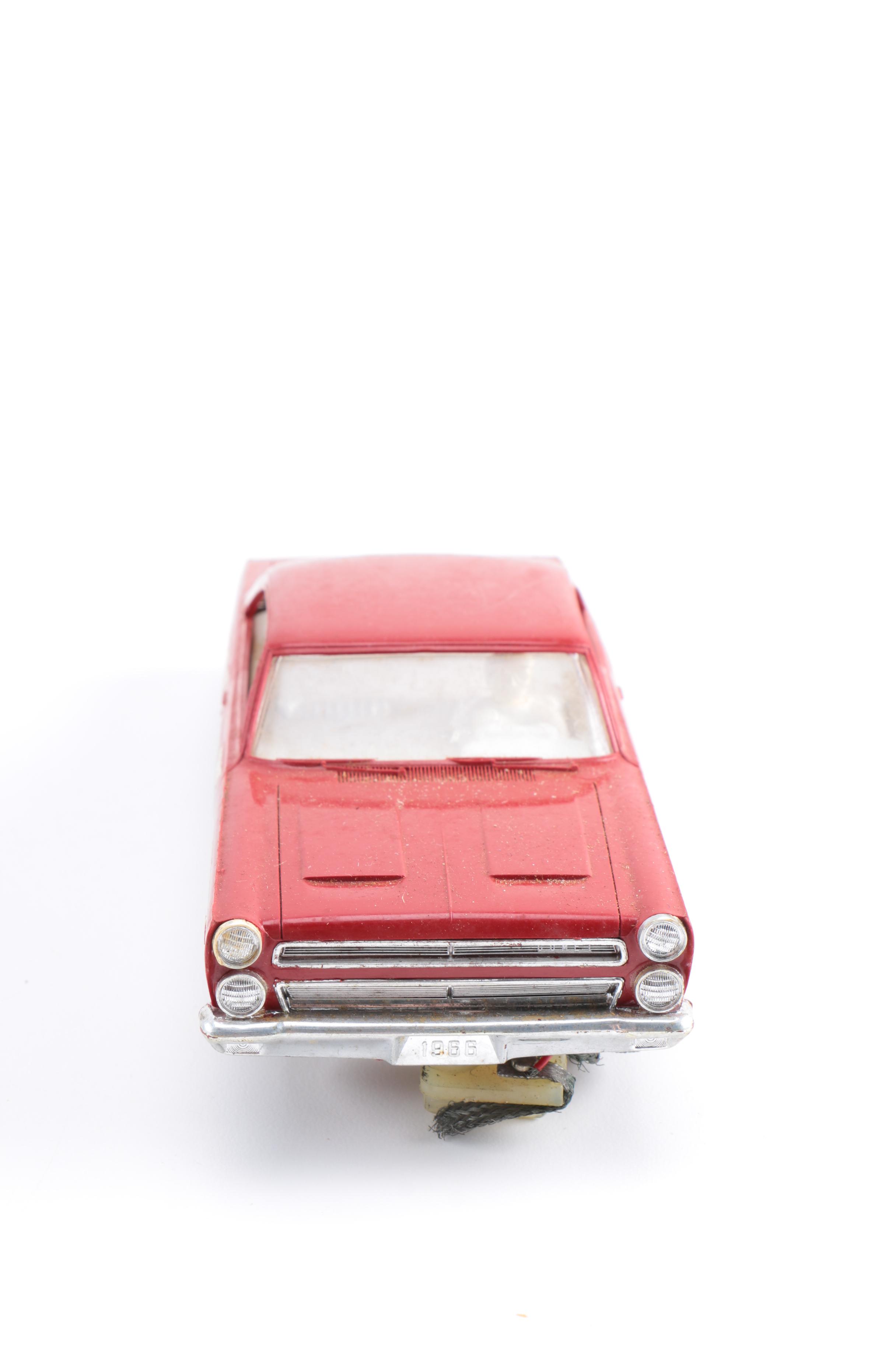 1960s Slot Cars with Accessories