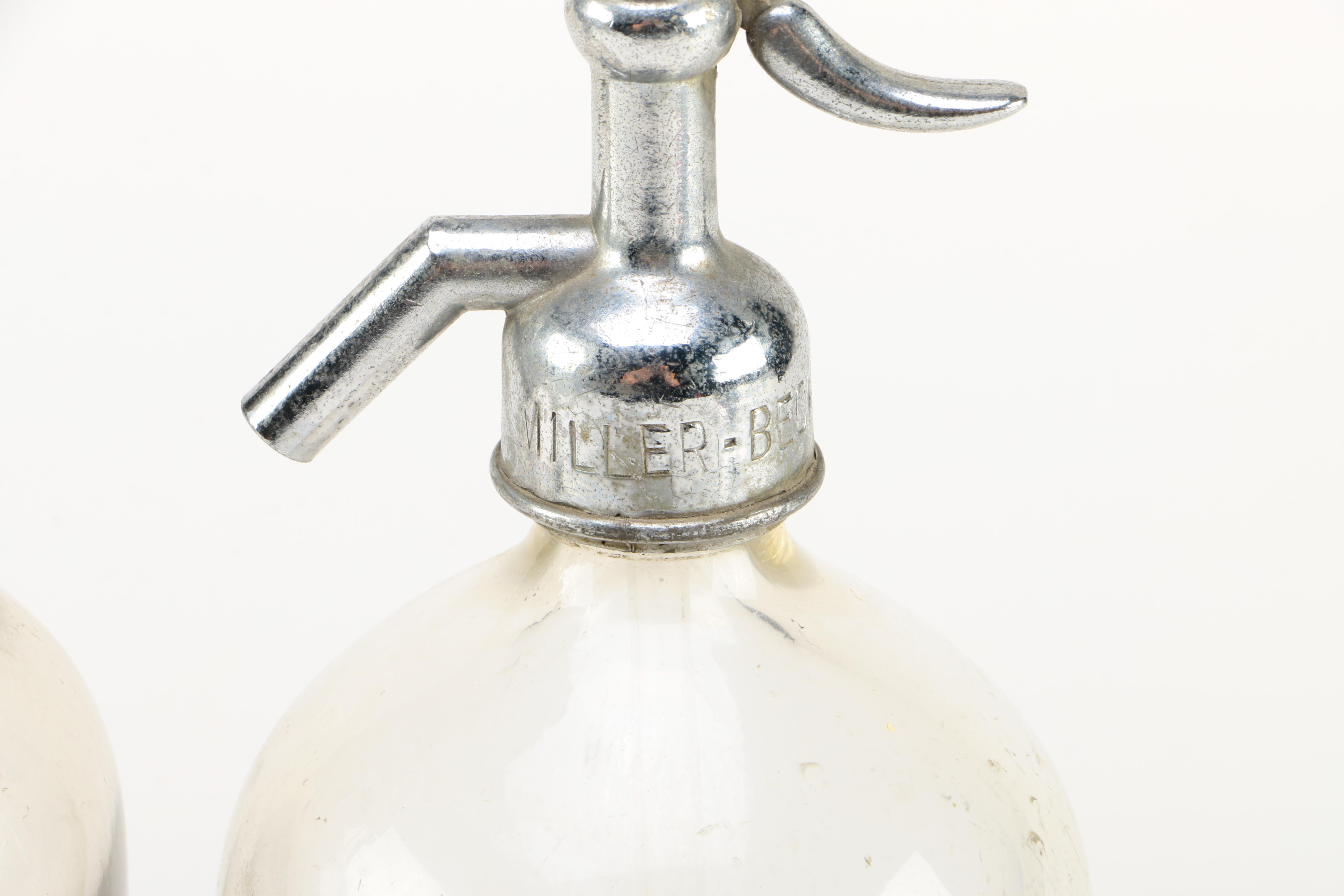 Vintage Glass Bottles and Seltzer Bottles