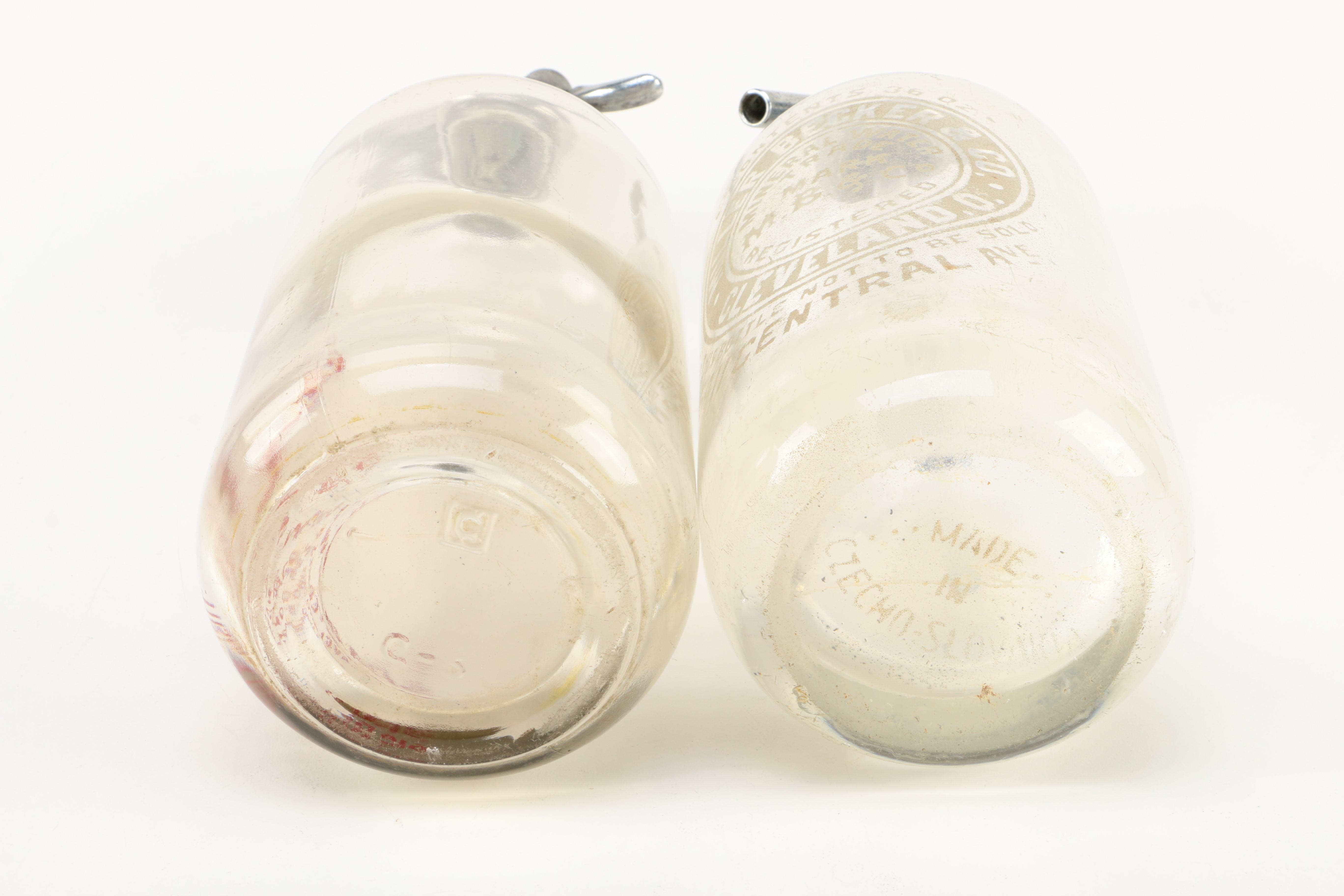 Vintage Glass Bottles and Seltzer Bottles