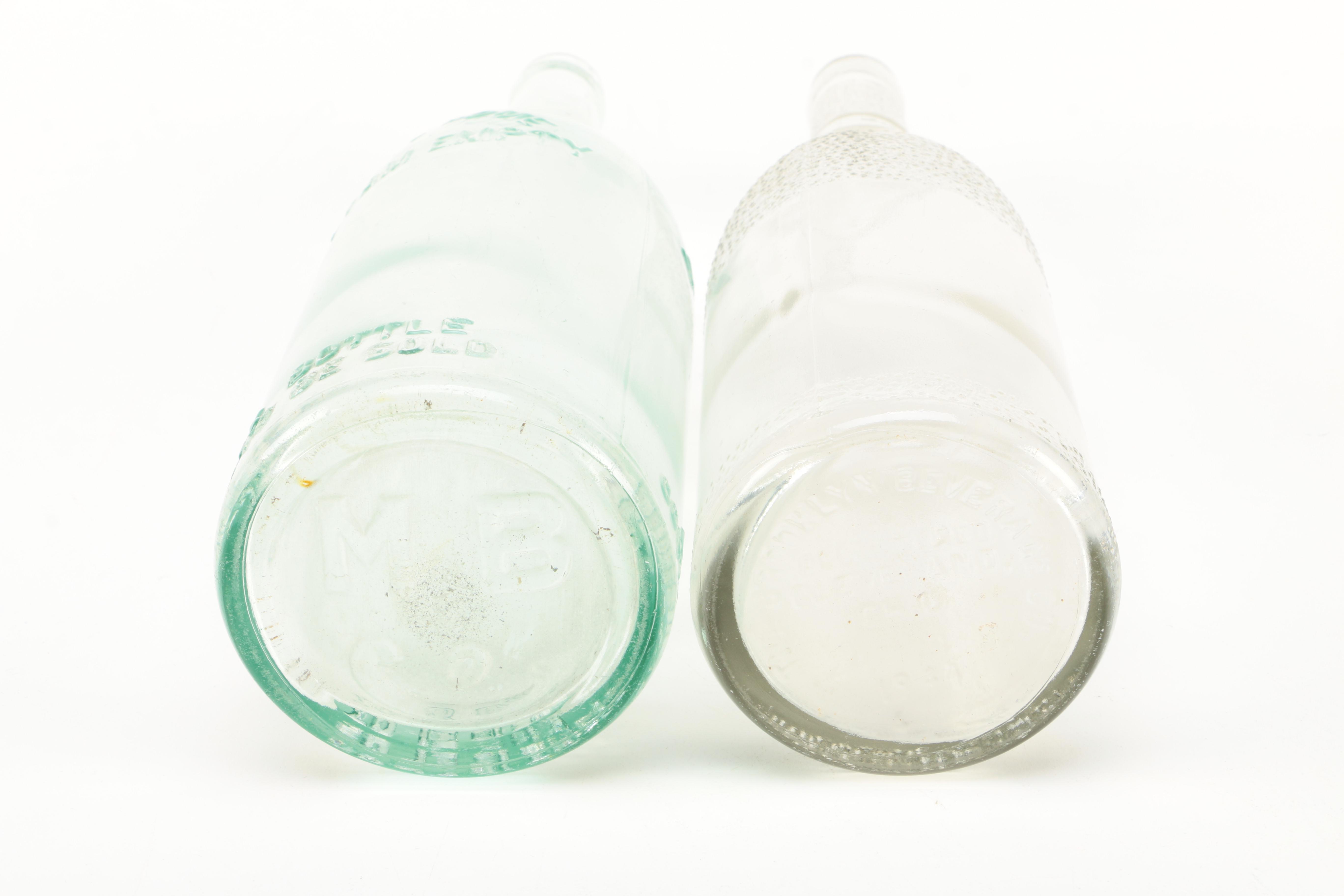 Vintage Glass Bottles and Seltzer Bottles