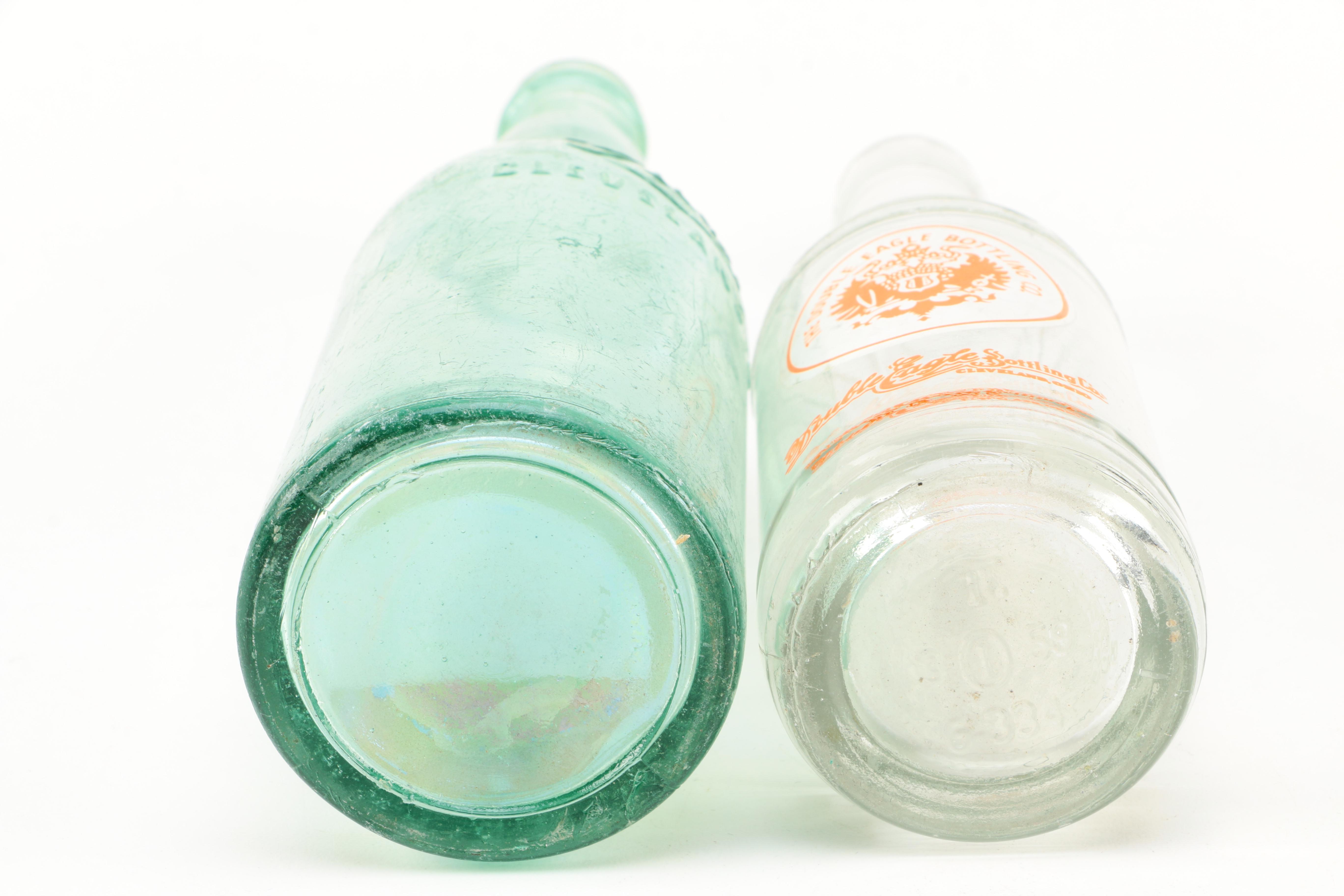 Vintage Glass Bottles and Seltzer Bottles