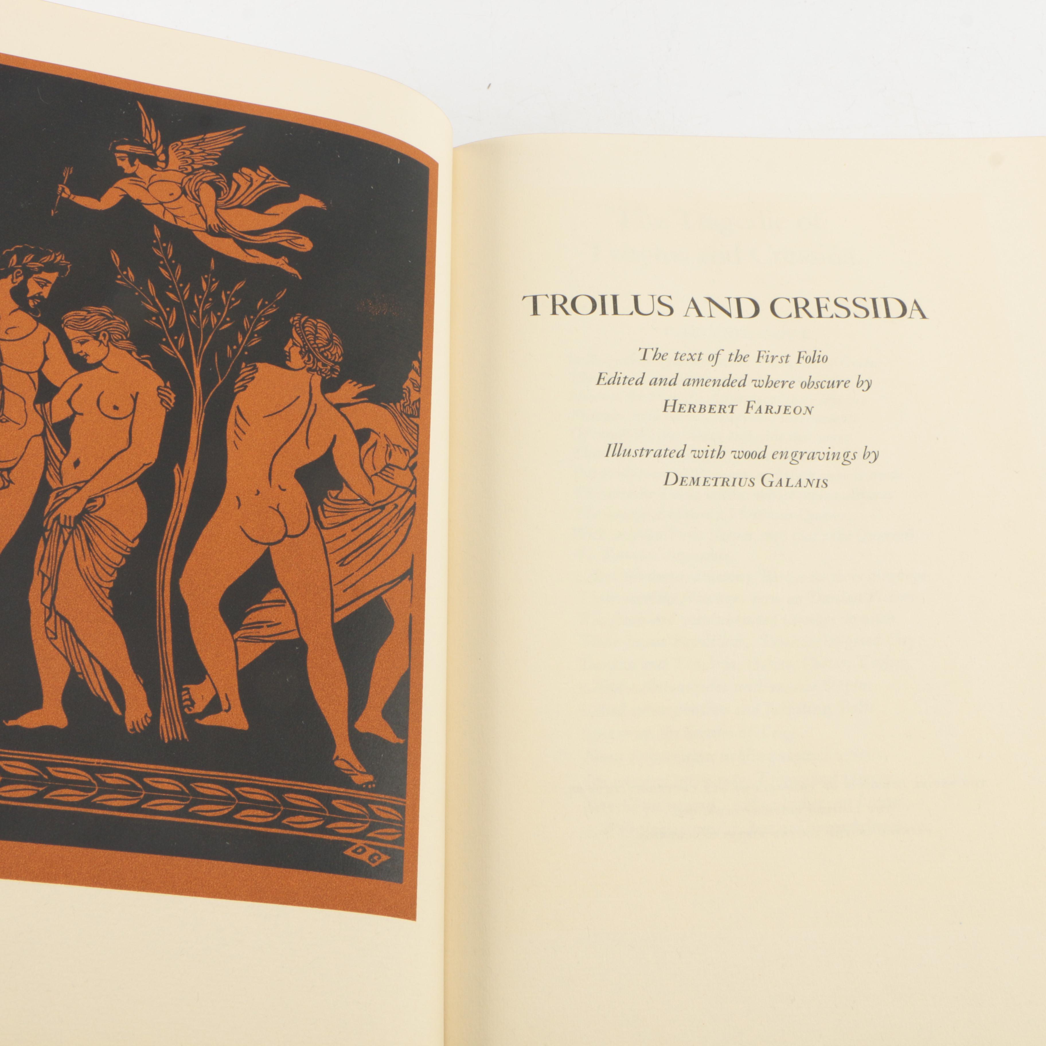 1940 Limited Editions Club Shakespeare Plays Including "The Comedy of Errors"