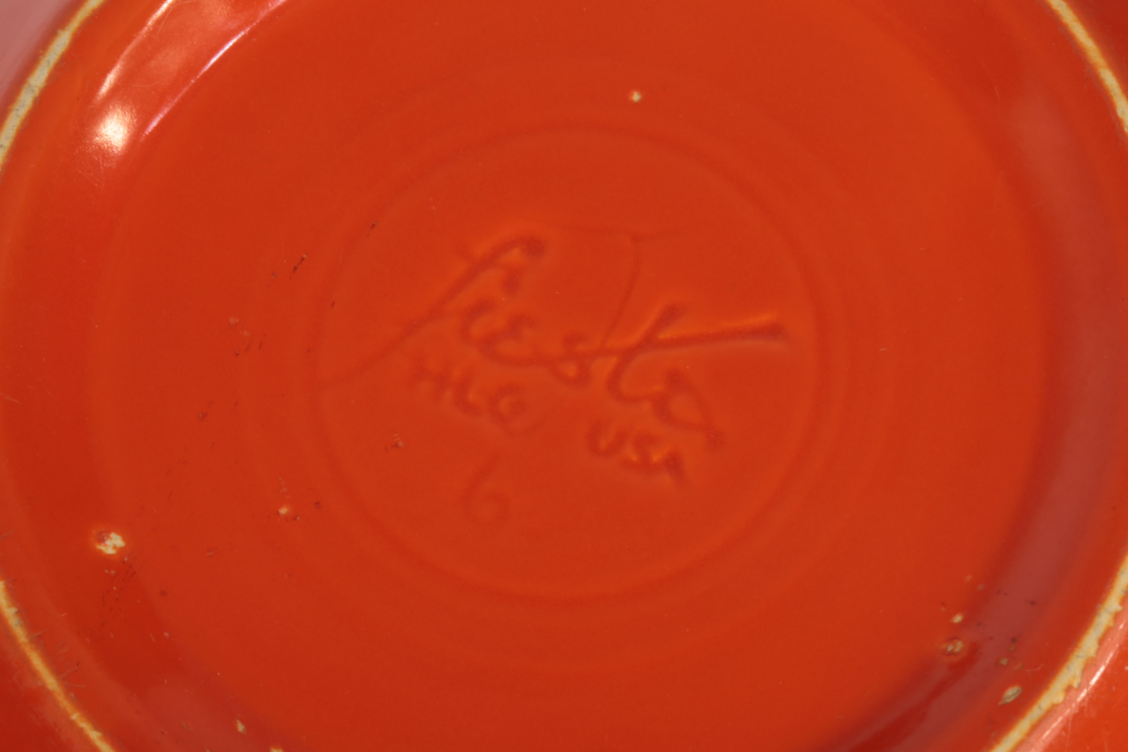 Collection of Vintage Fiesta Nesting MIxing Bowls and Tableware