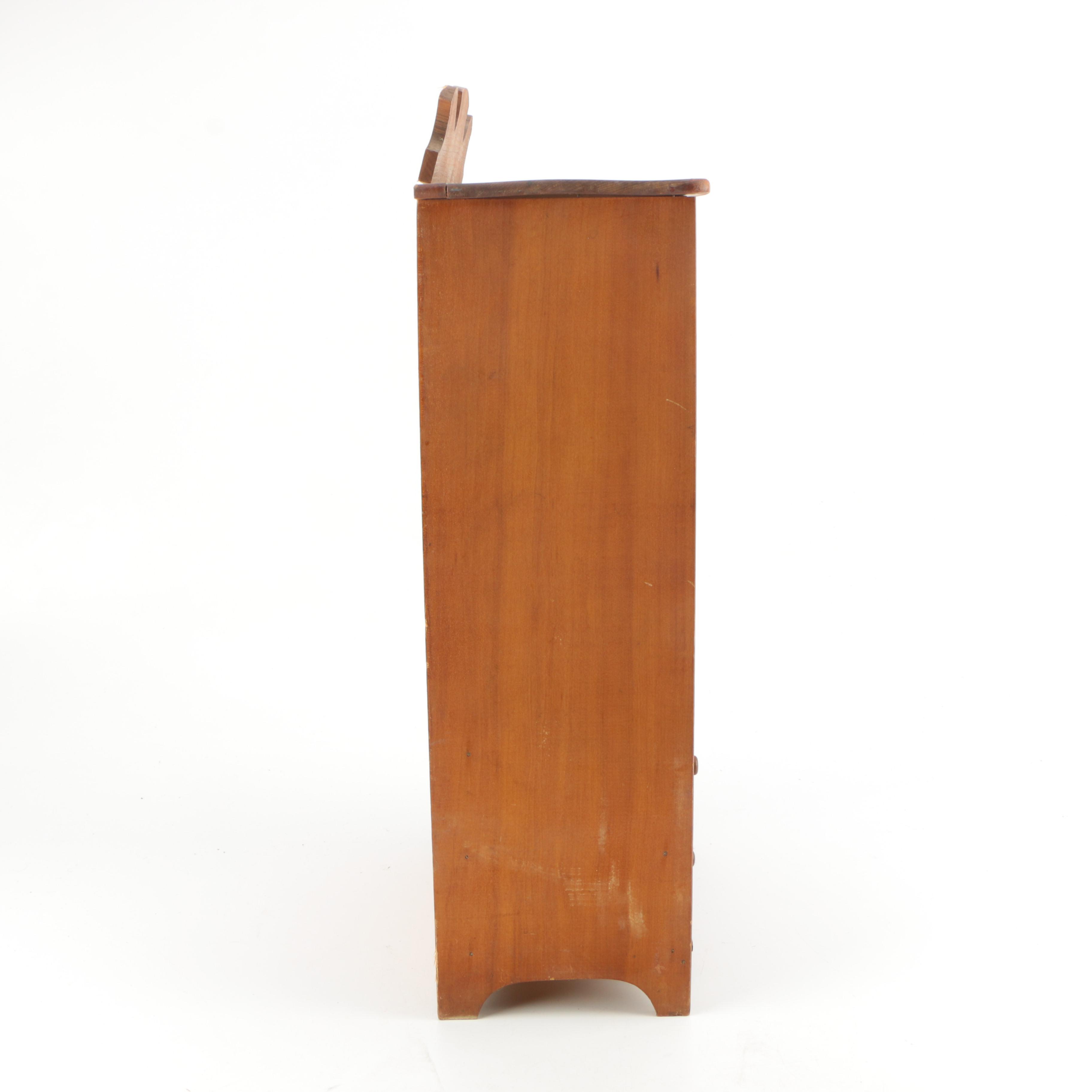 Vintage Victorian Style Miniature China Cabinet