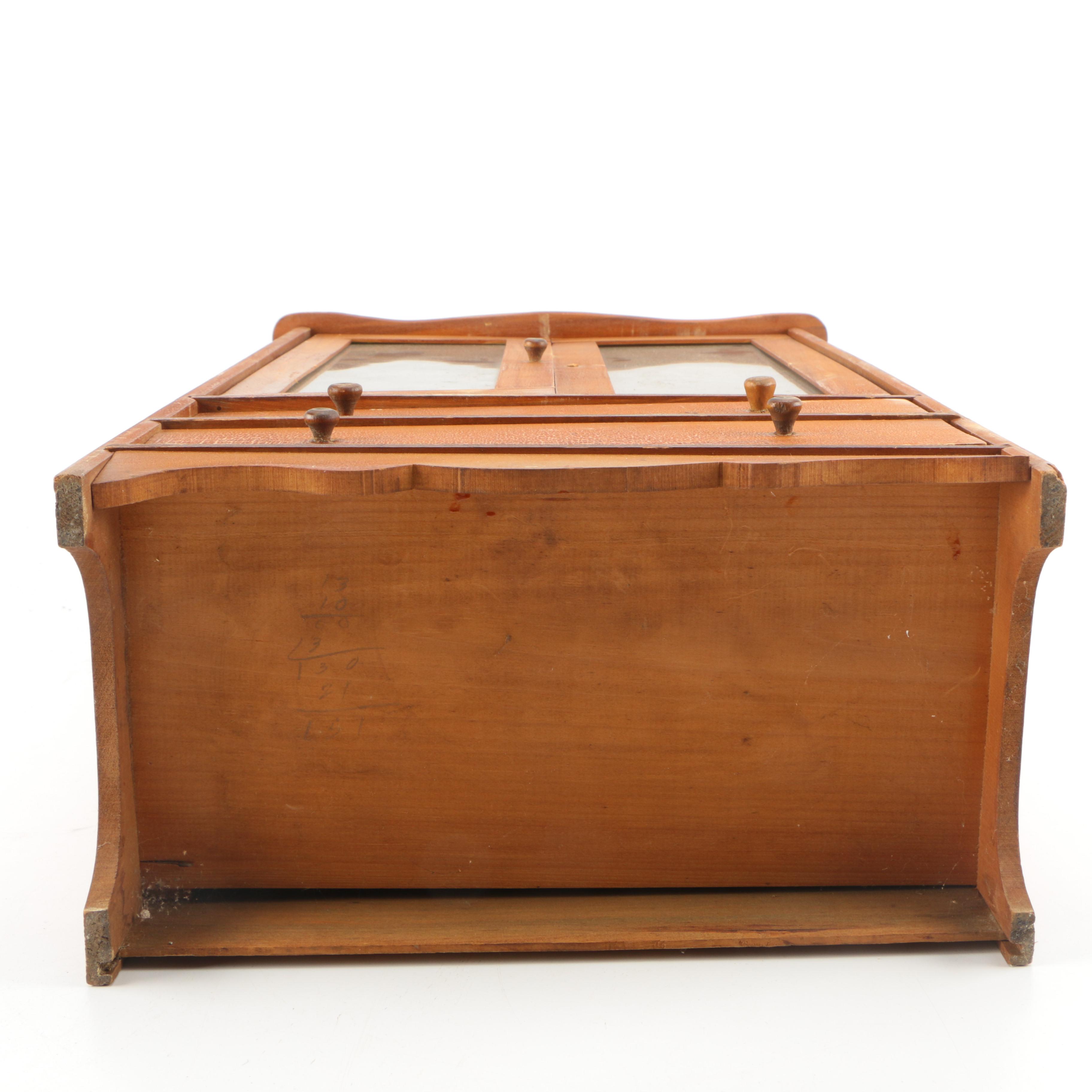 Vintage Victorian Style Miniature China Cabinet