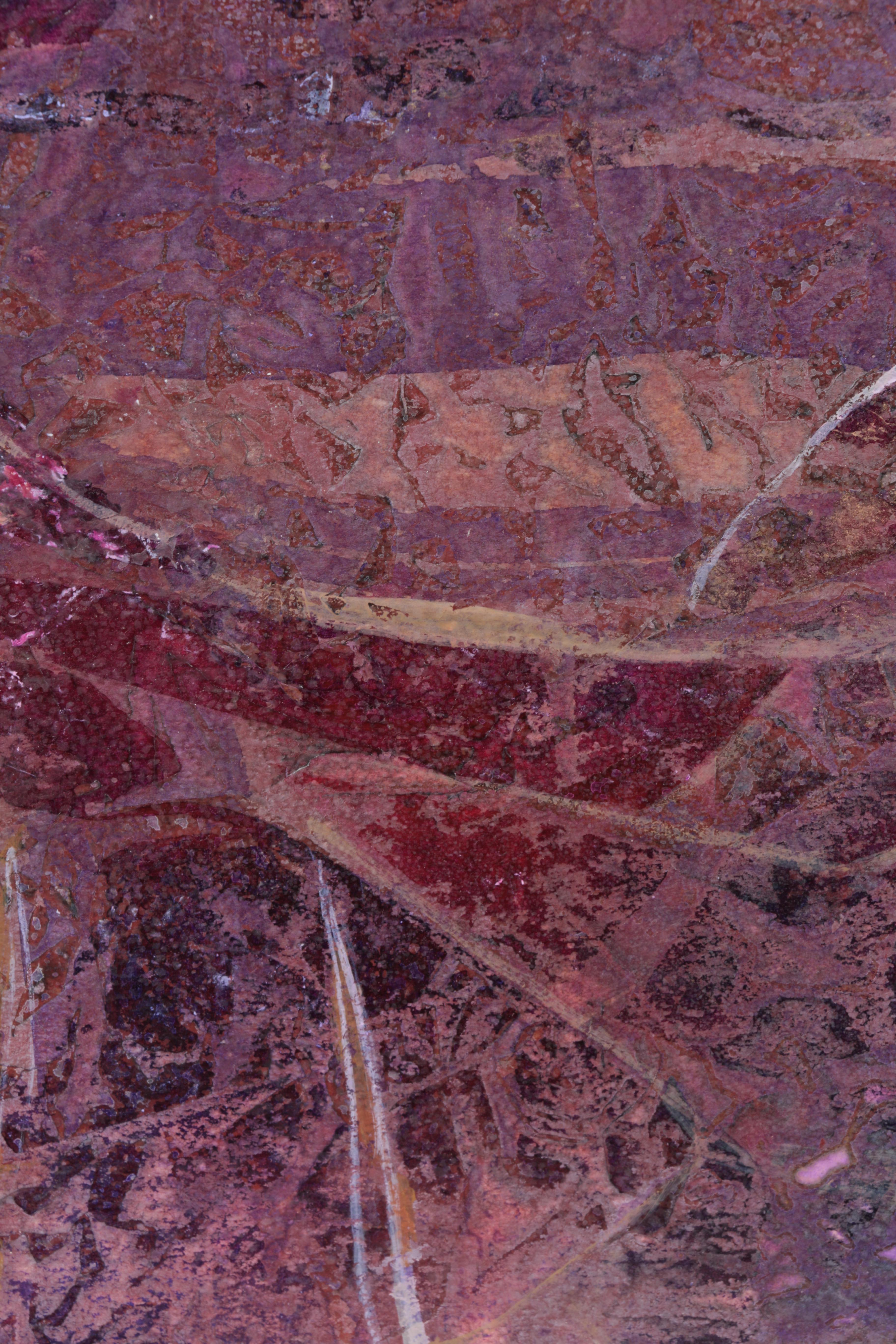 Edward Goldman Abstract Mixed Media Painting