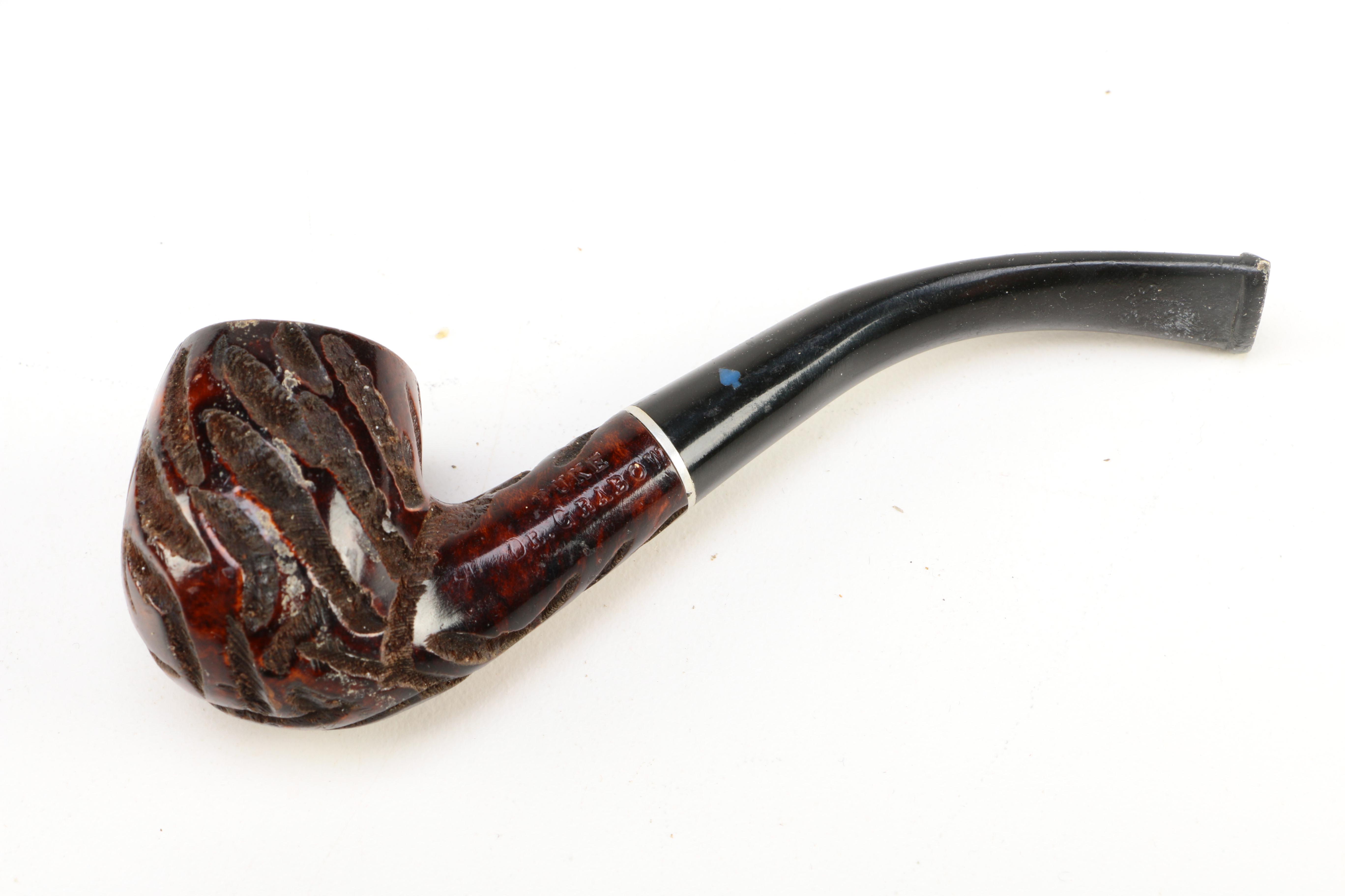 Oak Humidor With Smoking Pipes