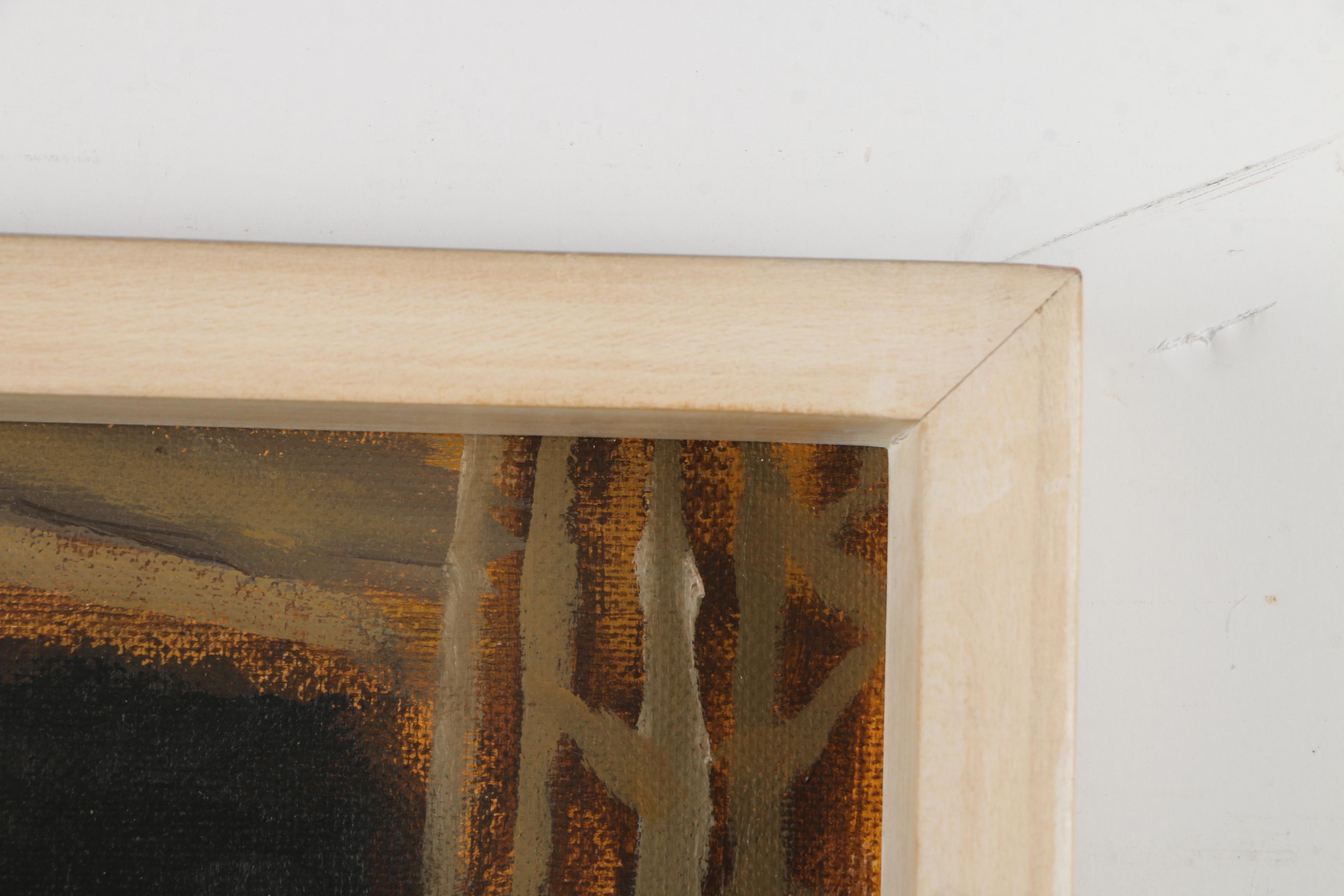 Andrew Turner Oil Painting of a Female Figure in a Doorway