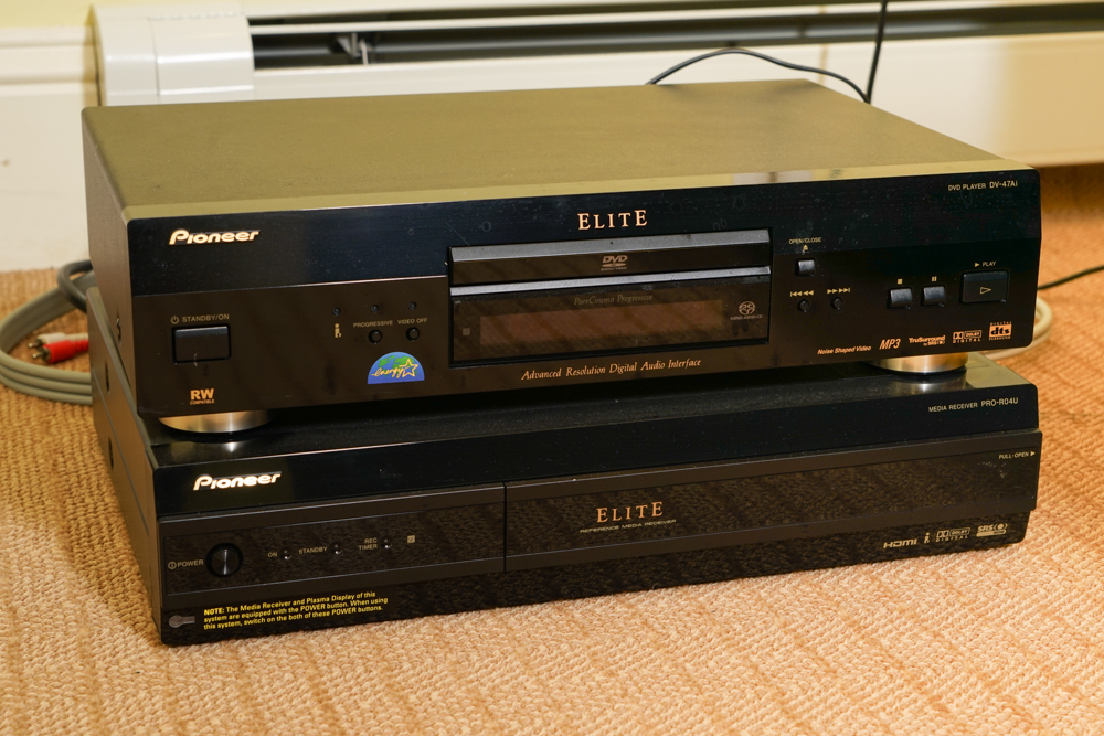 Pioneer 50" Plasma Television with Receiver and DVD Player