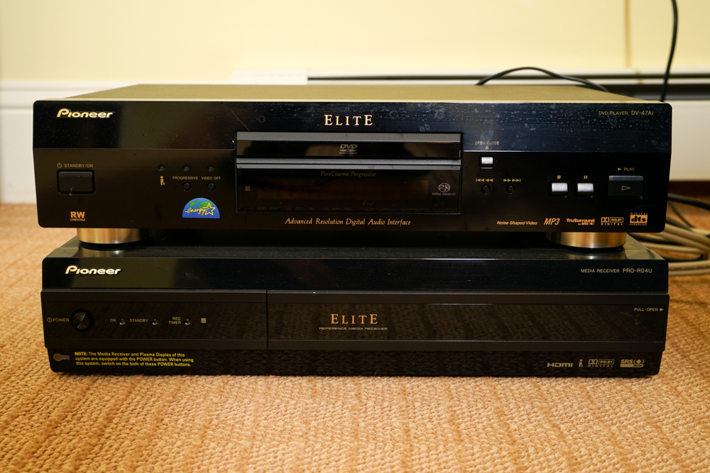 Pioneer 50" Plasma Television with Receiver and DVD Player