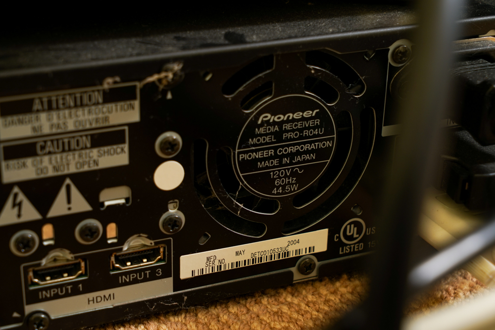 Pioneer 50" Plasma Television with Receiver and DVD Player