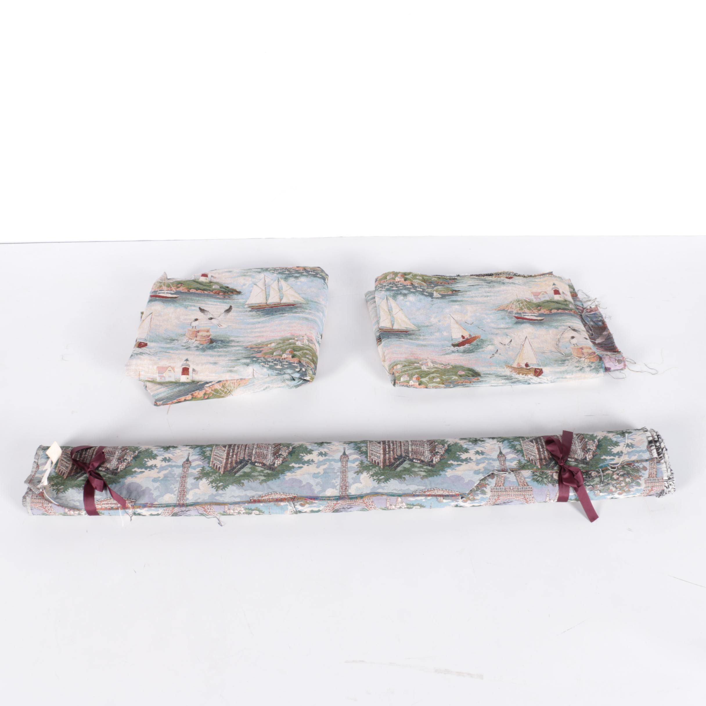 European Themed Upholstery Fabric