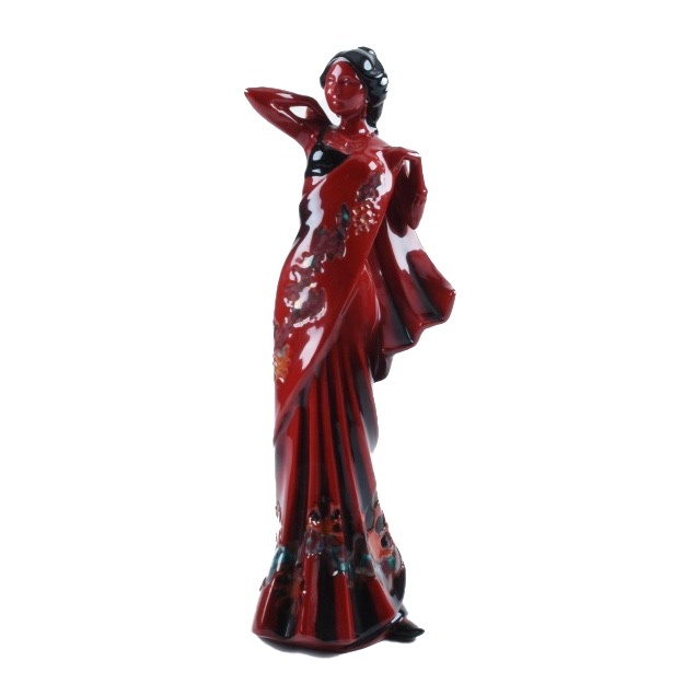 Royal Doulton Flambé Porcelain Figurine "Eastern Grace"