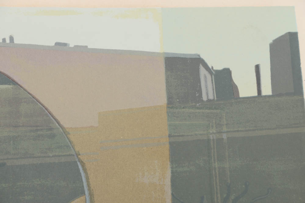 Nancy McIntyre Limited Edition Silkscreen "Barbershop Mirror"