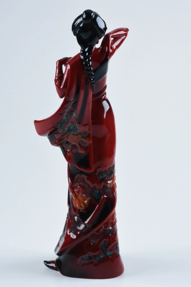 Royal Doulton Flambé Porcelain Figurine "Eastern Grace"