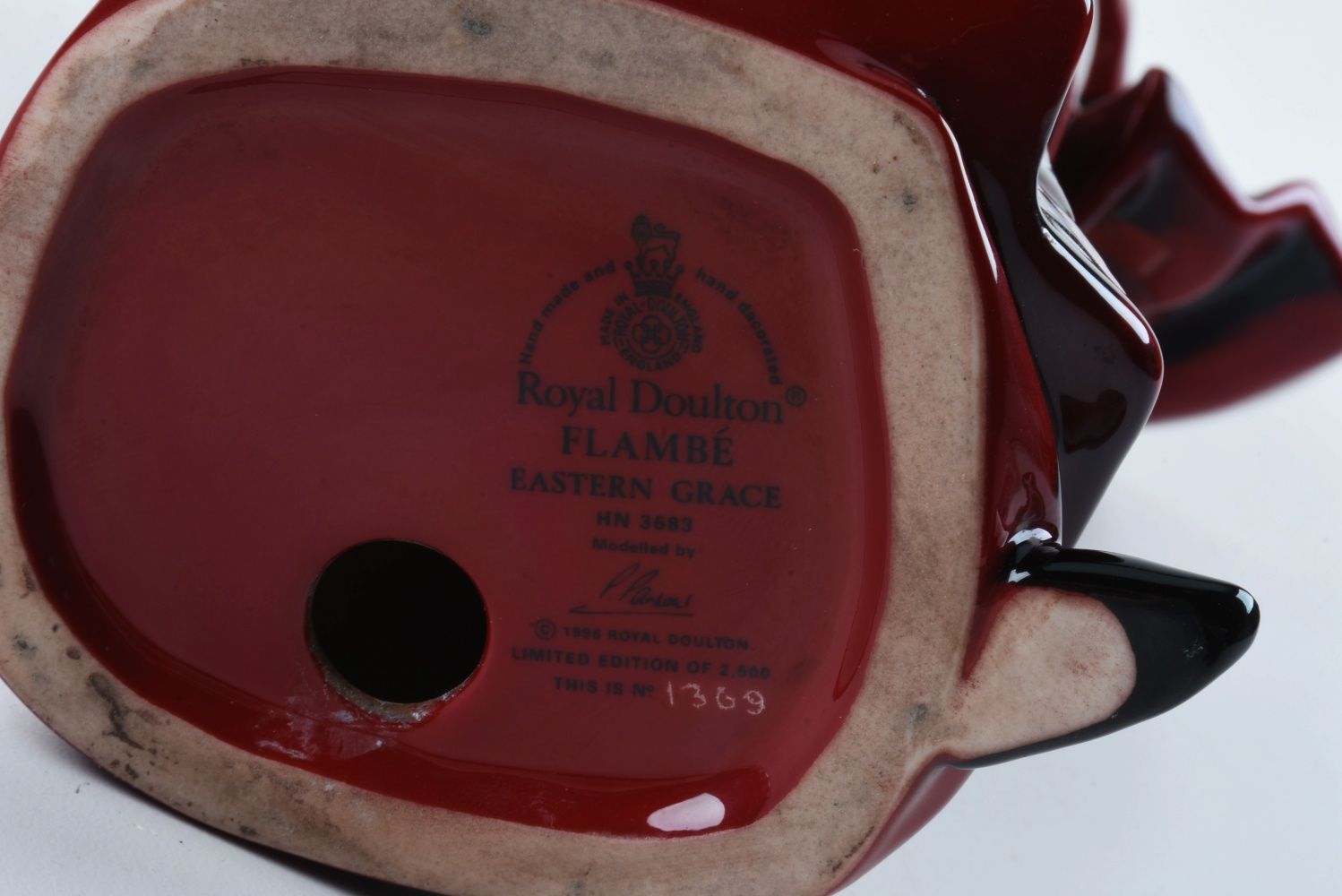 Royal Doulton Flambé Porcelain Figurine "Eastern Grace"