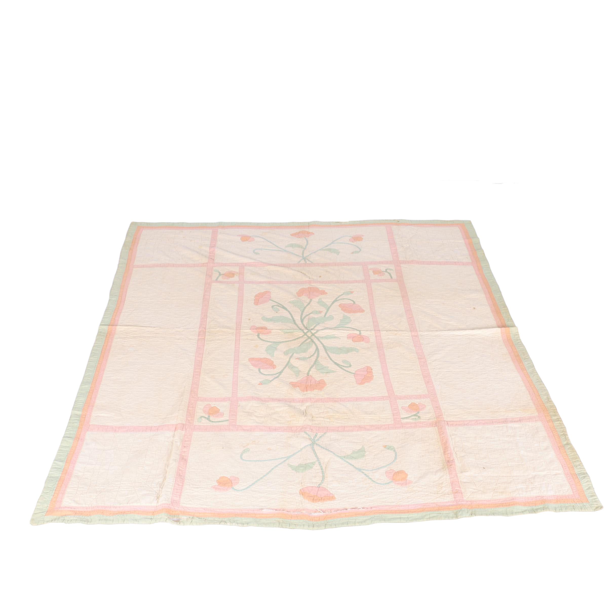 Vintage Floral Quilt
