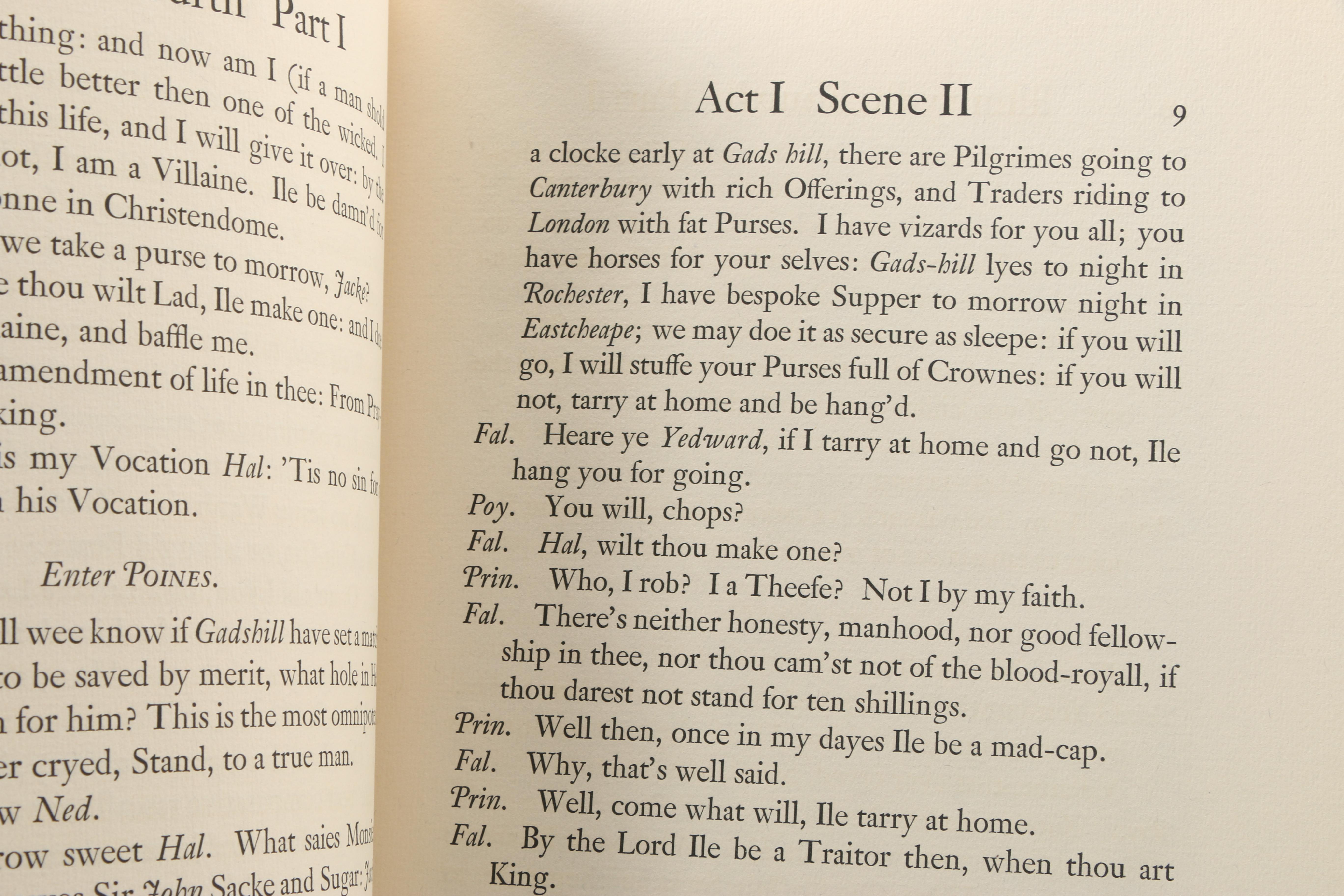 1940 Limited Editions Club Shakespeare Plays Including "Henry IV" Parts I and II