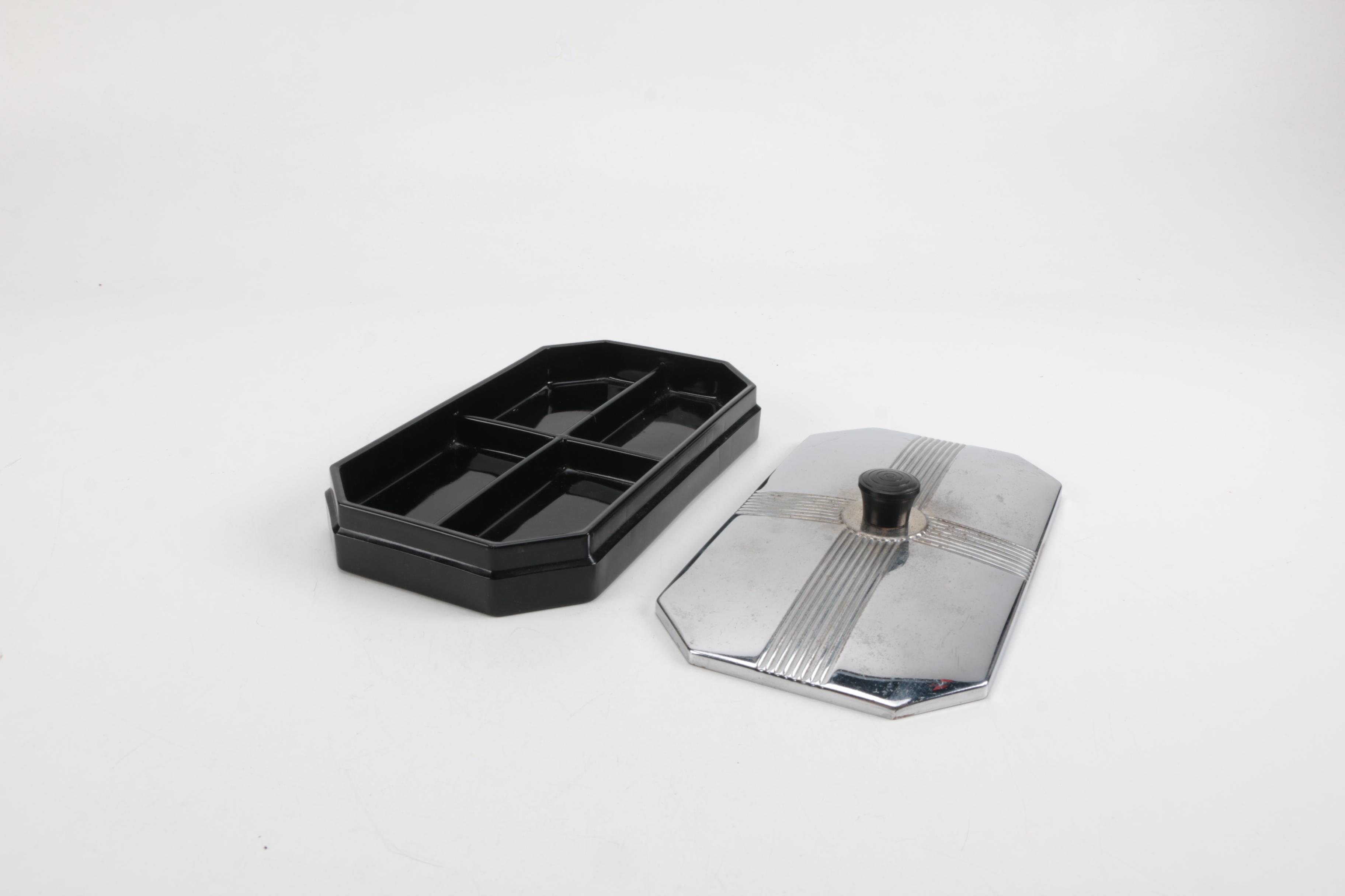 Pair of Art Deco Styled Items