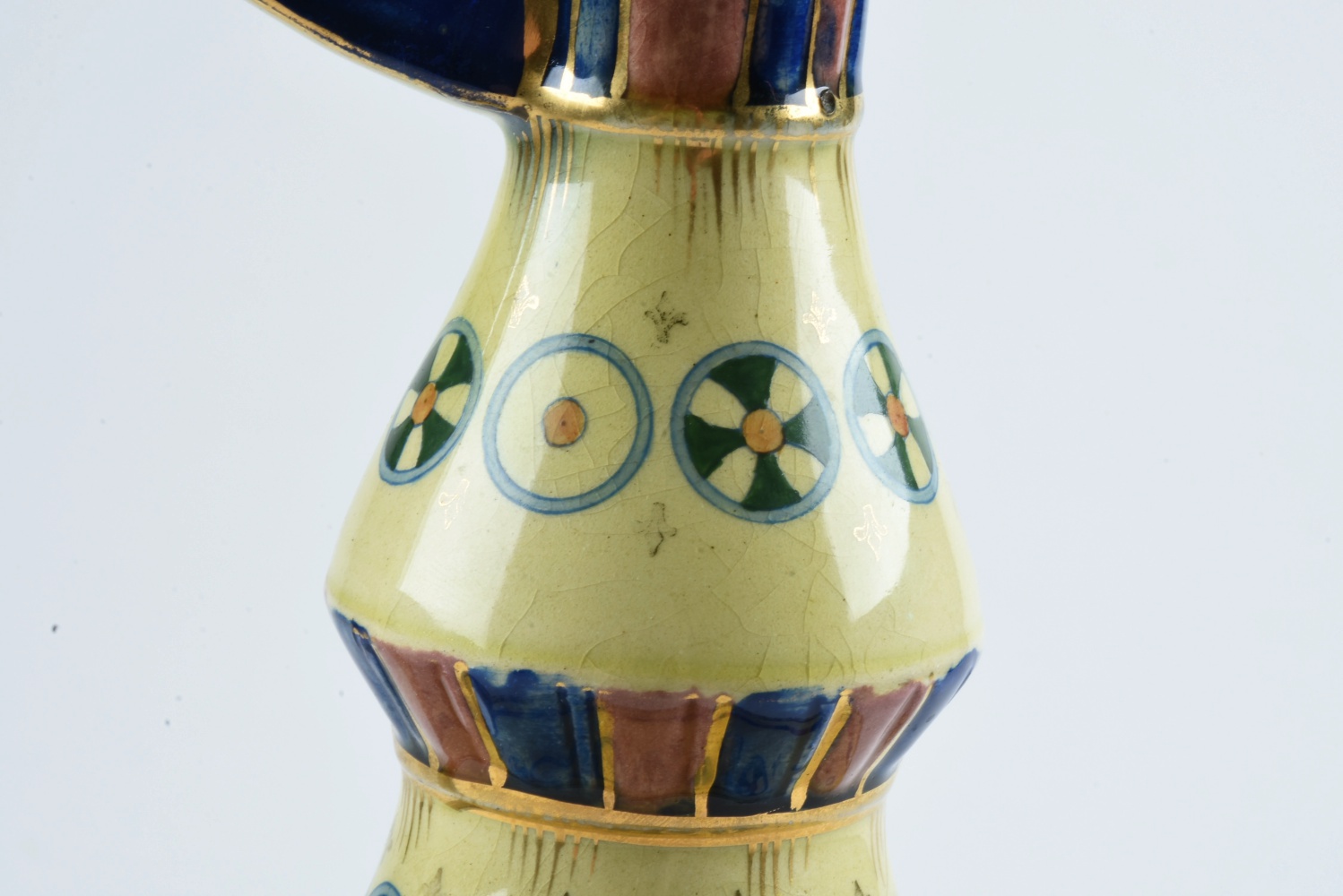 Late 19th-Century Emil Fischer Reticulated Ceramic Ewer