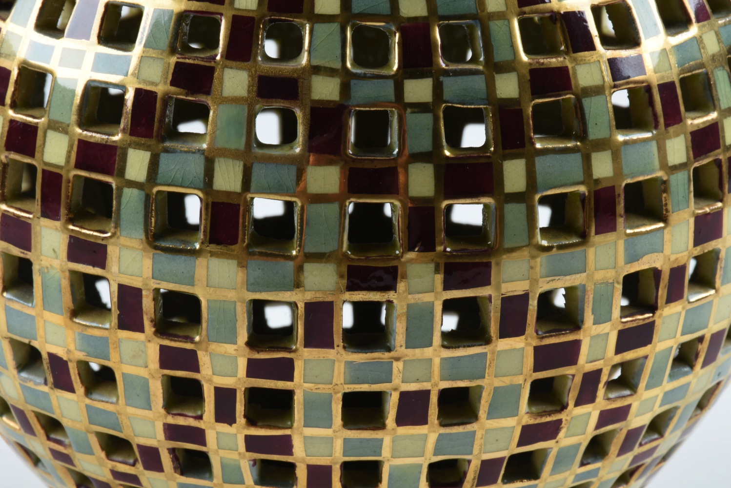 Late 19th-Century Emil Fischer Reticulated Ceramic Ewer