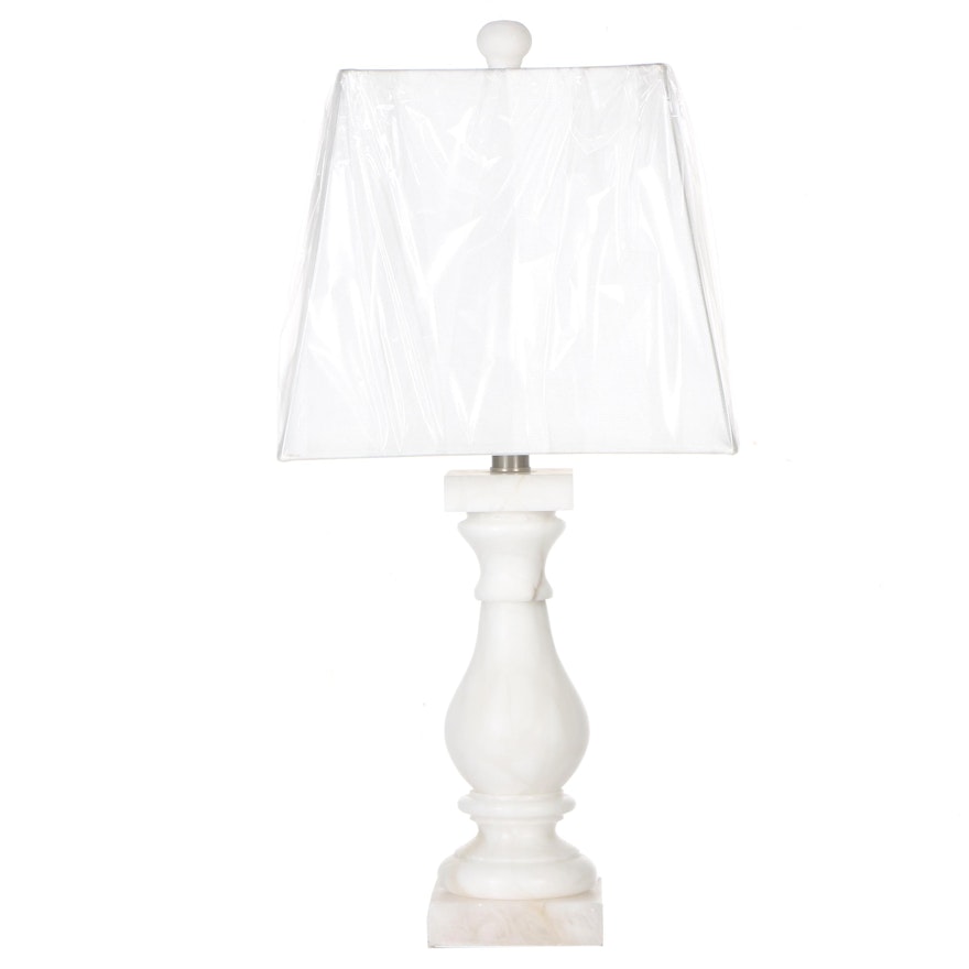 White Marble Table Lamp