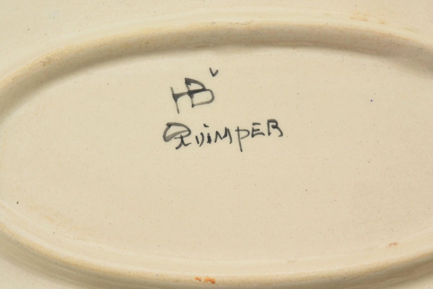 Henroit Quimper Faience Serving Platter