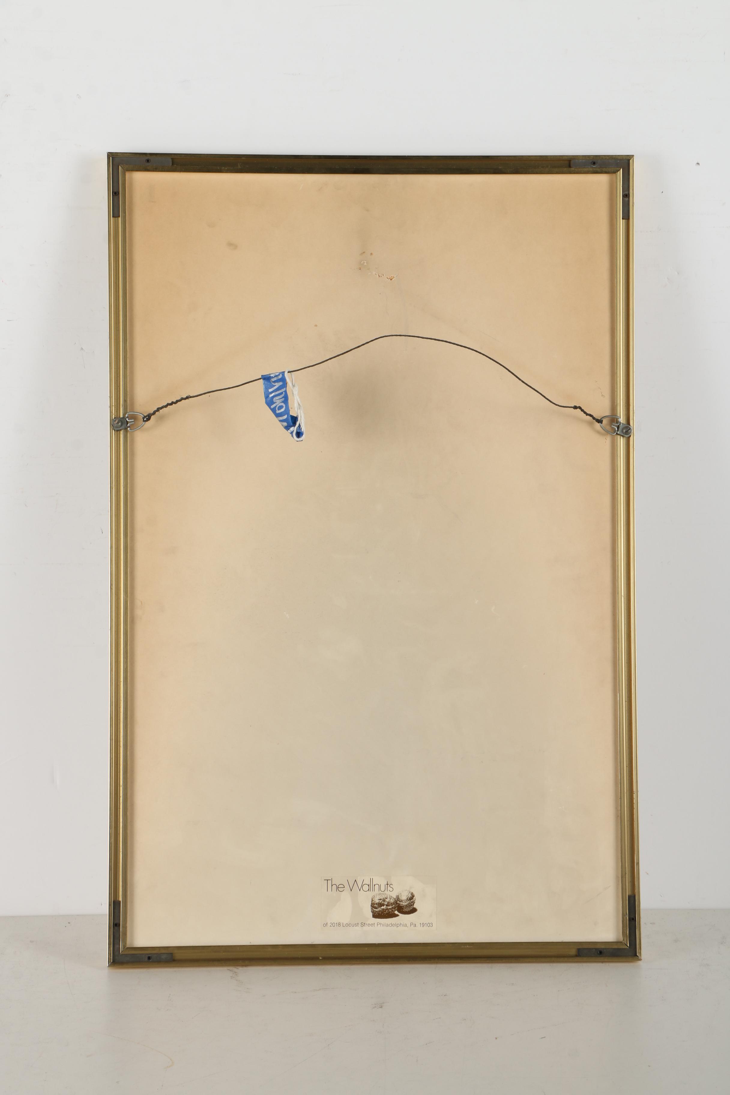 Romarin Ink Drawing of a Nude Female Figure With a Cat