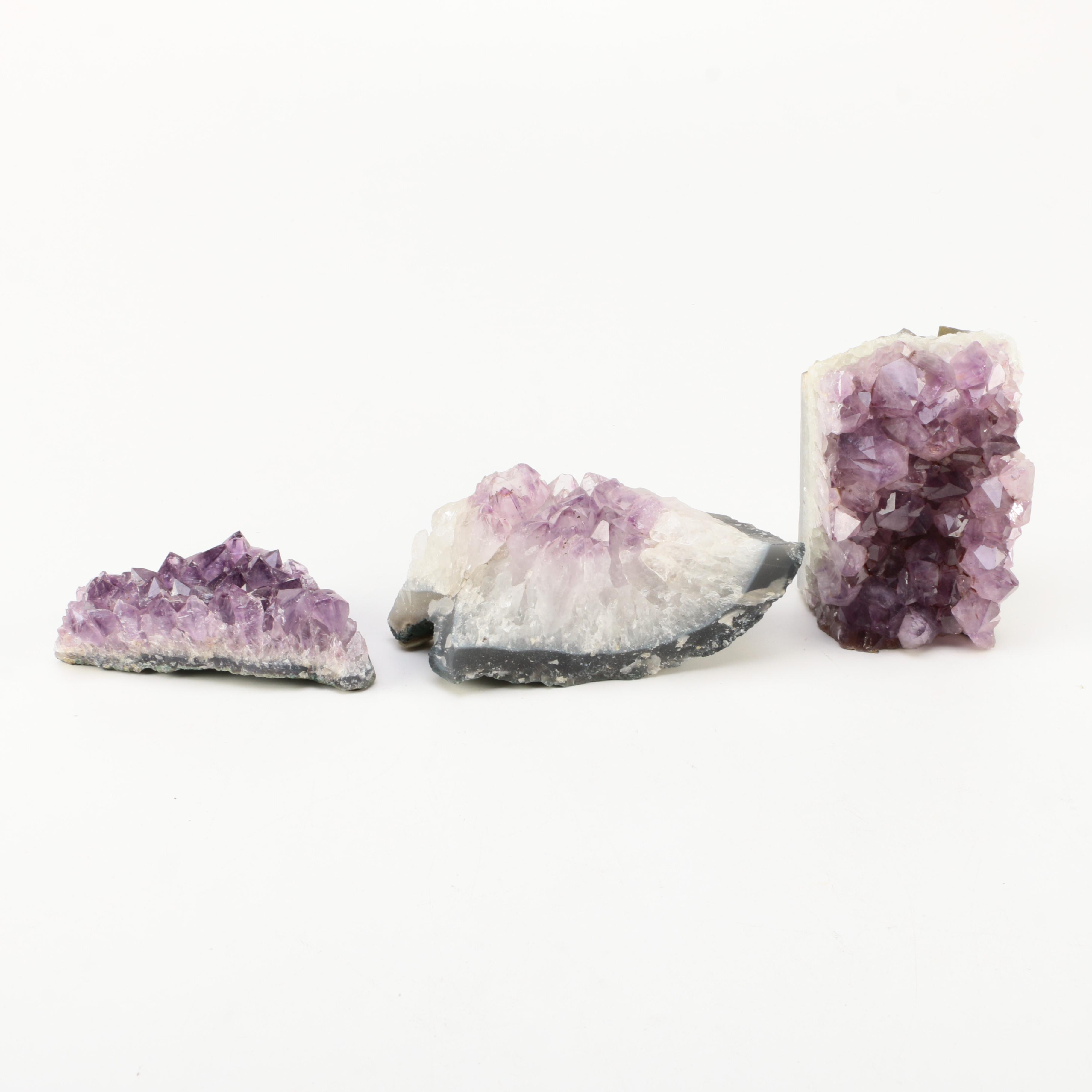 Amethyst Crystal Clusters