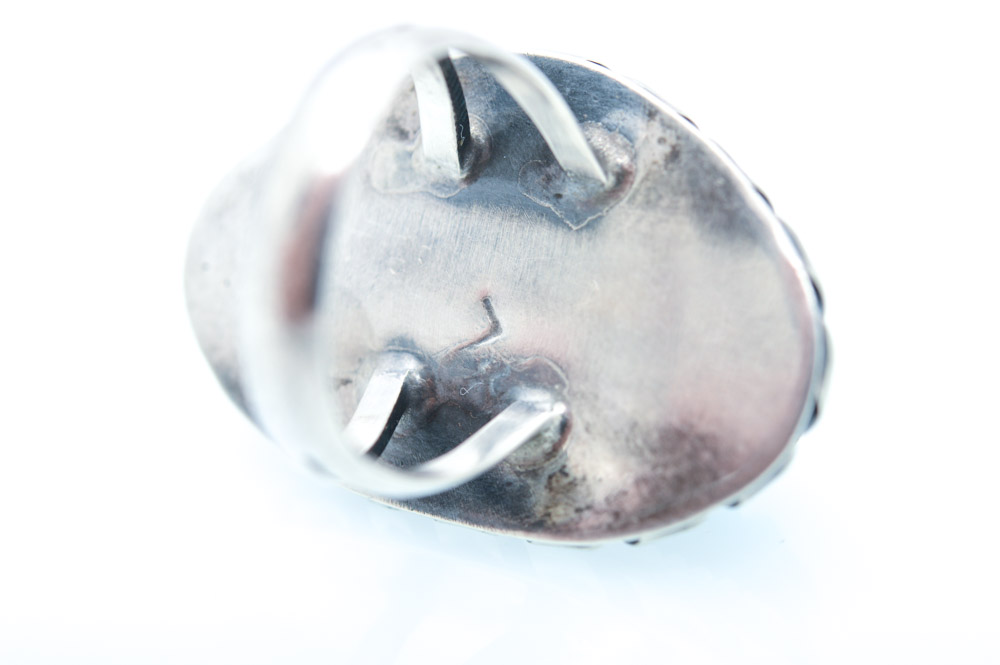 Sterling Silver Turquoise Frog Ring