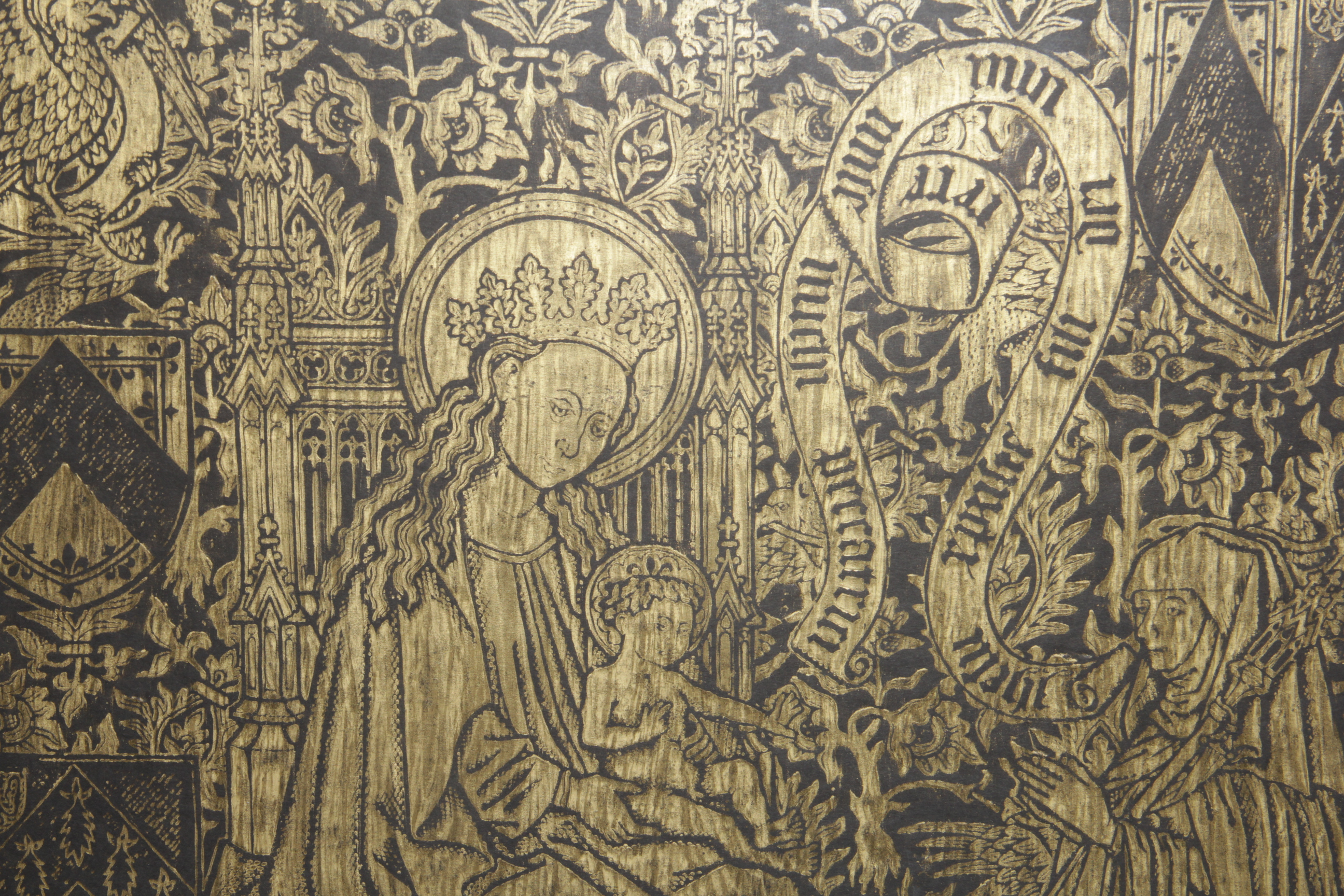 A Brass Rubbing of Sister Marguerite de Scornay