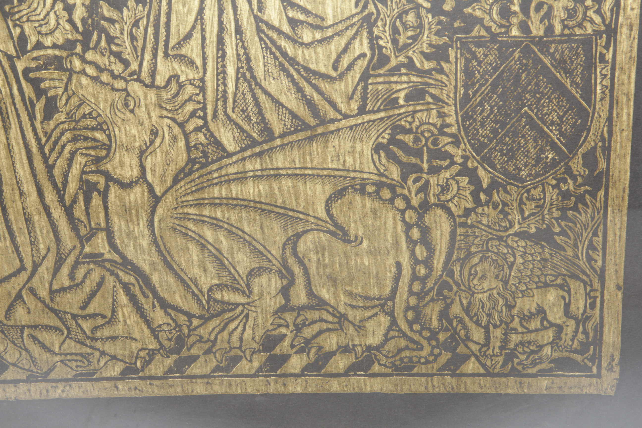 A Brass Rubbing of Sister Marguerite de Scornay