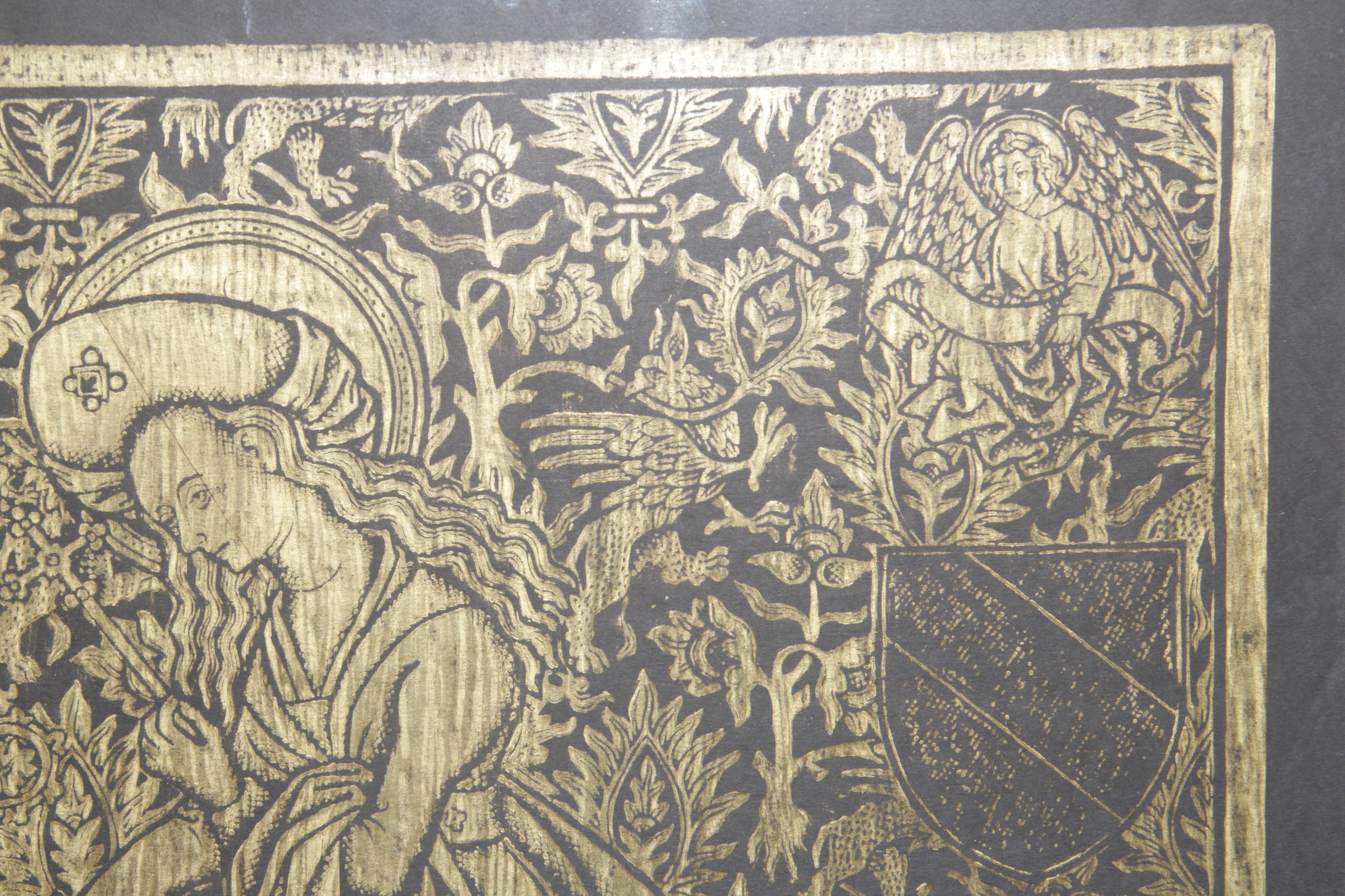 A Brass Rubbing of Sister Marguerite de Scornay