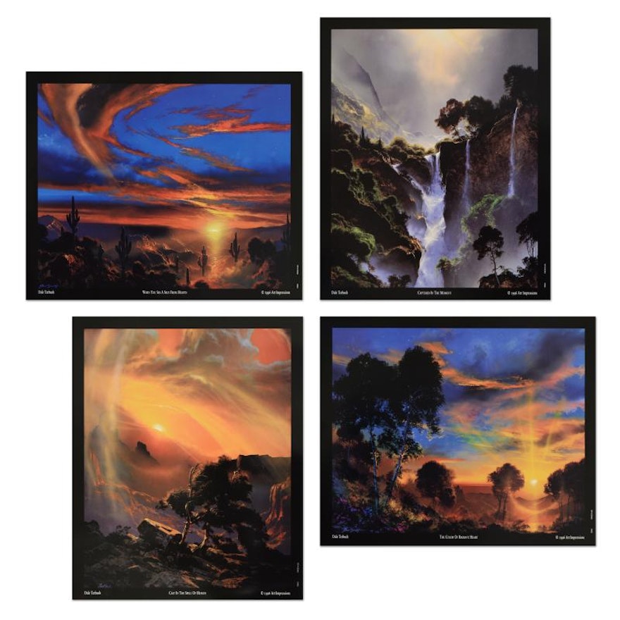 Set of Four Mini Prints by Dale Terbush