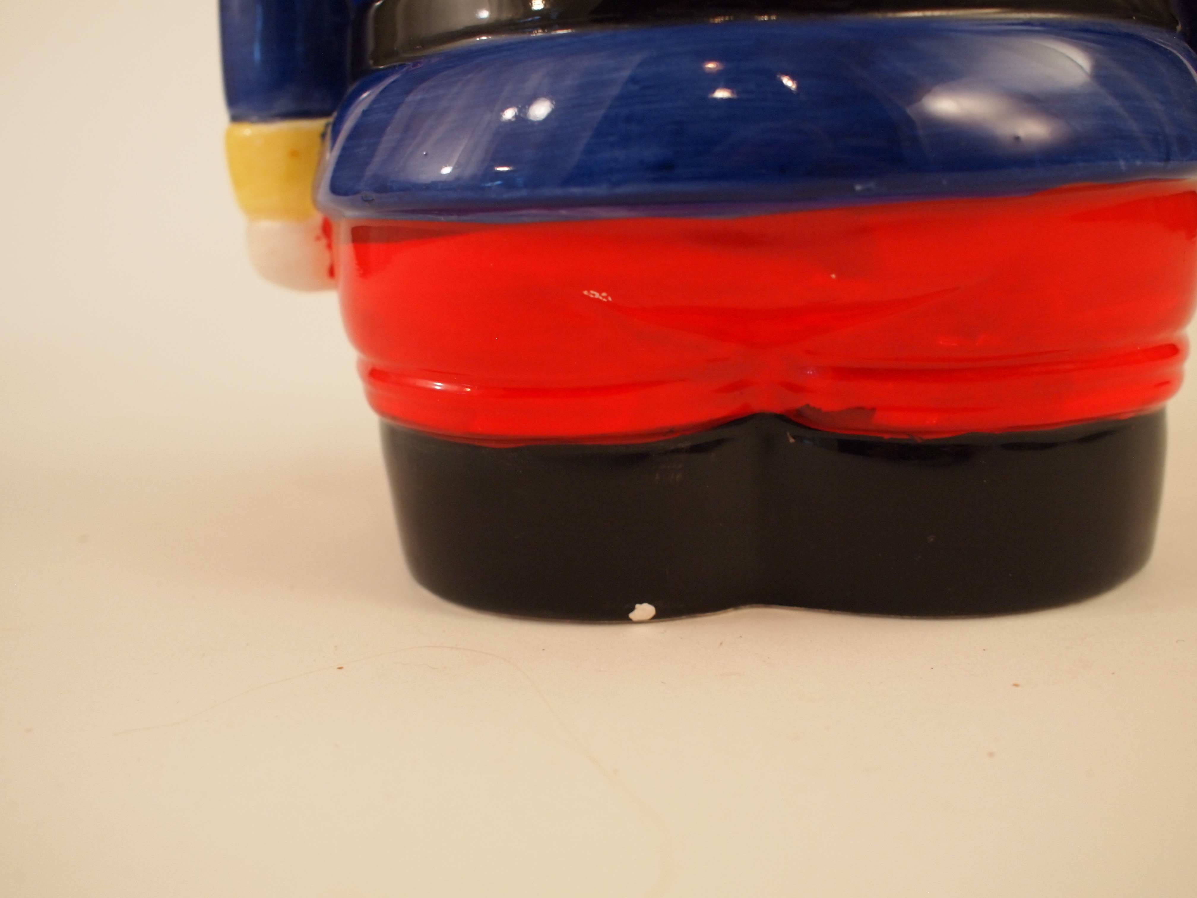 Vintage Block Ceramic Nutcracker Cookie Jar