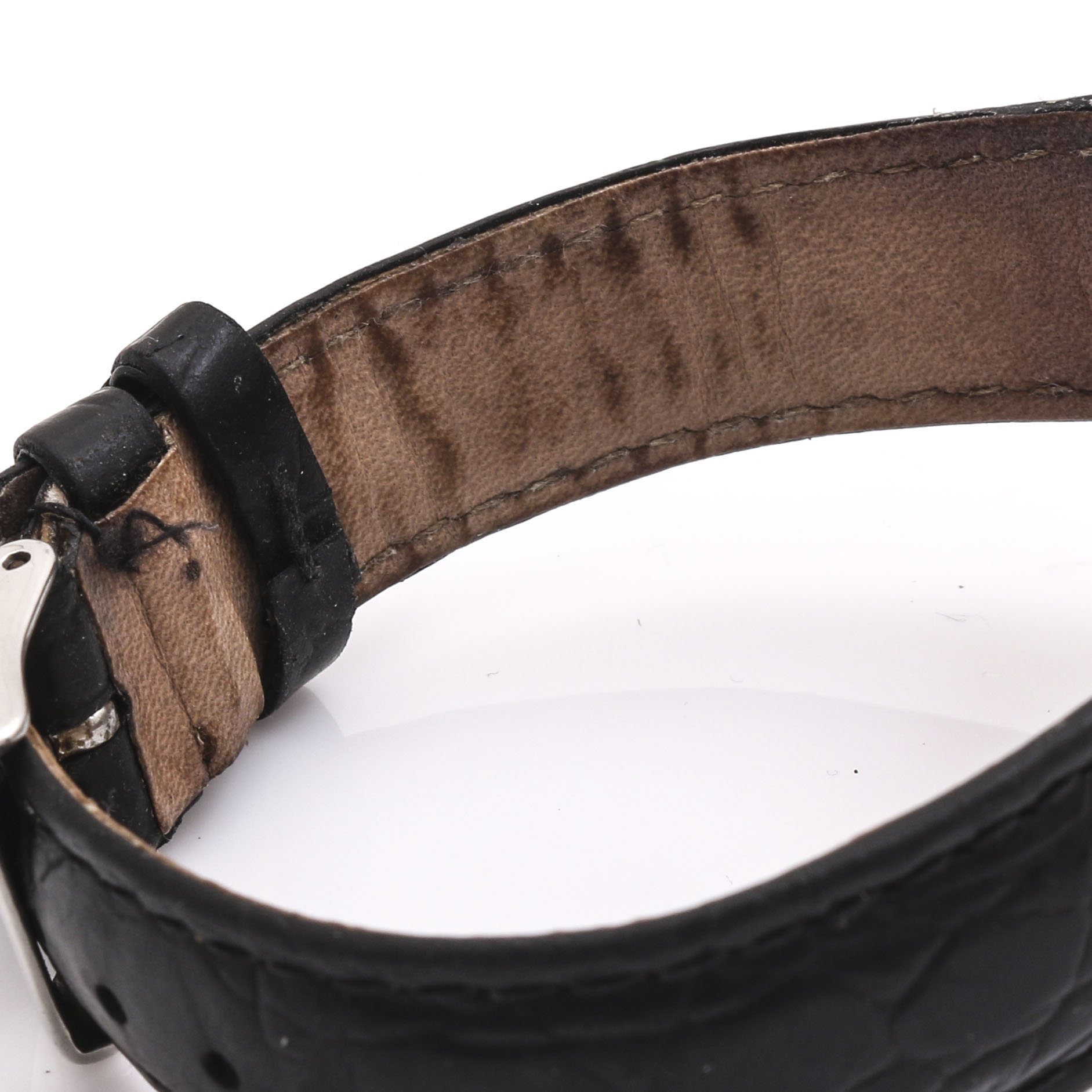 Tudor Prince Oysterdate Stainless Steel and Leather Watch