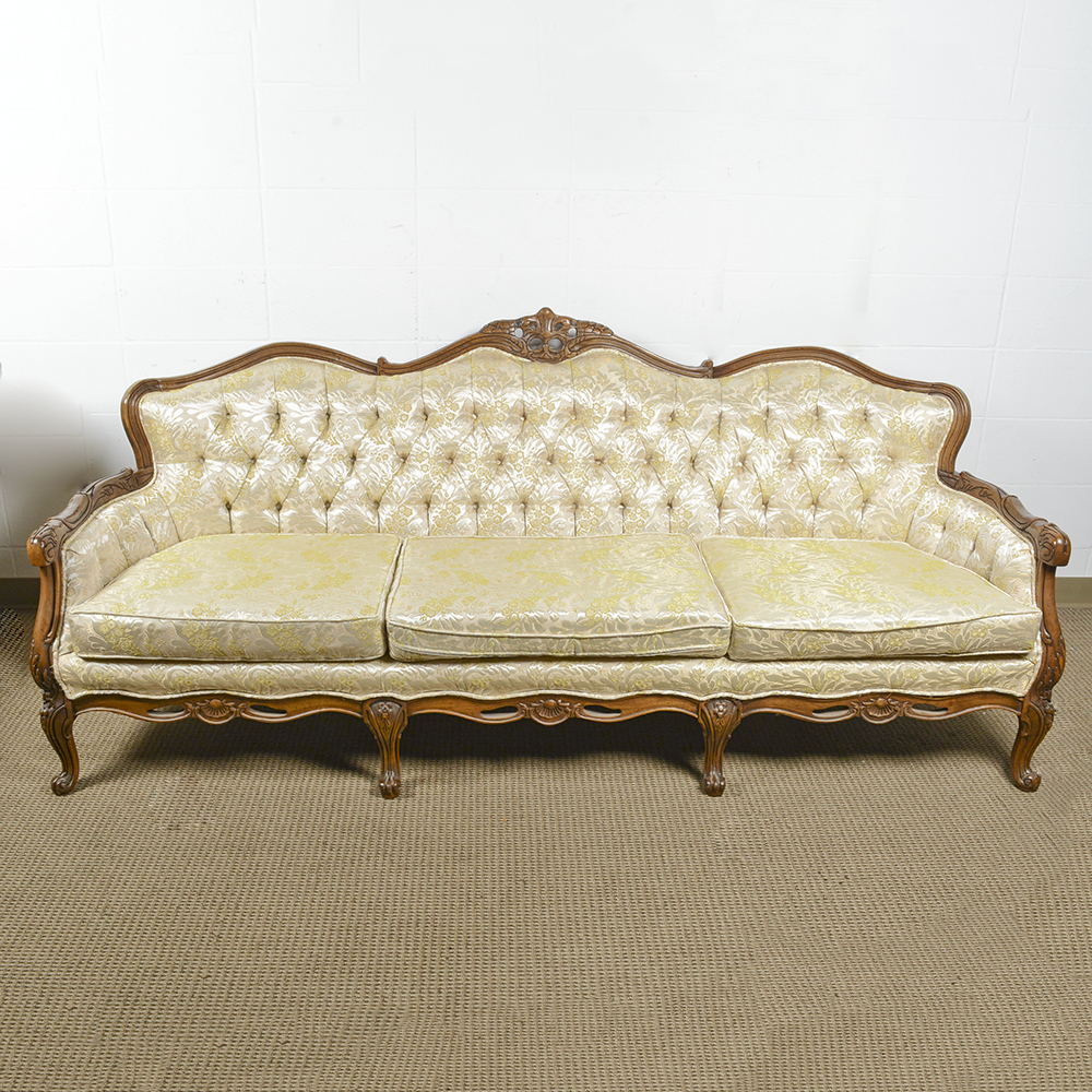 Vintage French Provincial Style Sofa