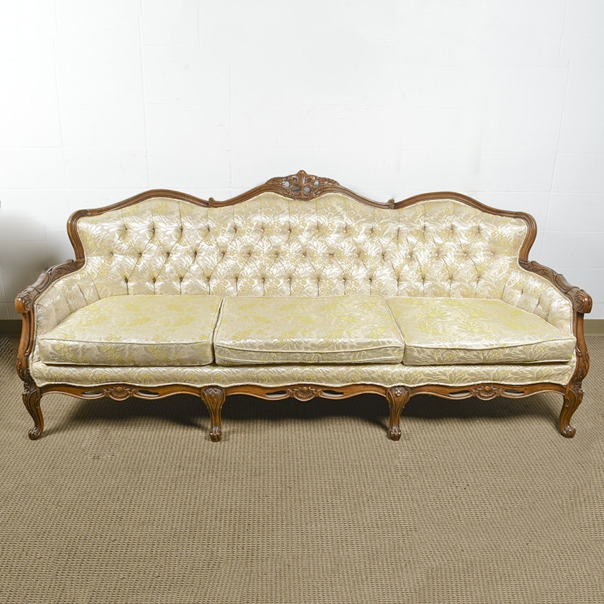 Vintage French Provincial Style Sofa