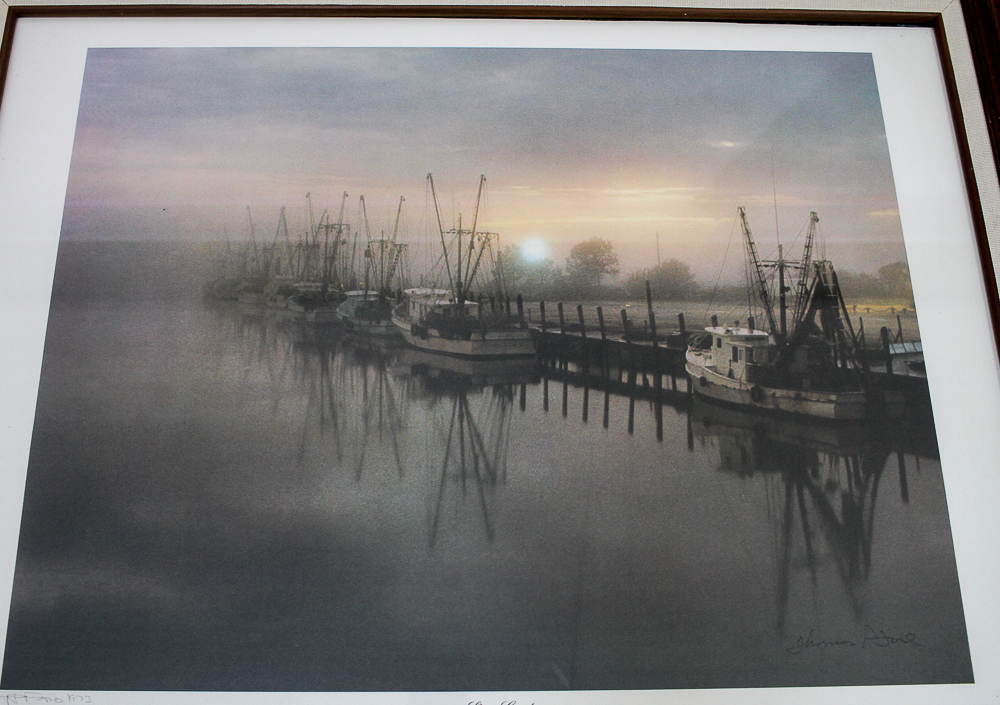 Thomas Ford Offset Lithograph "Shem Creek"