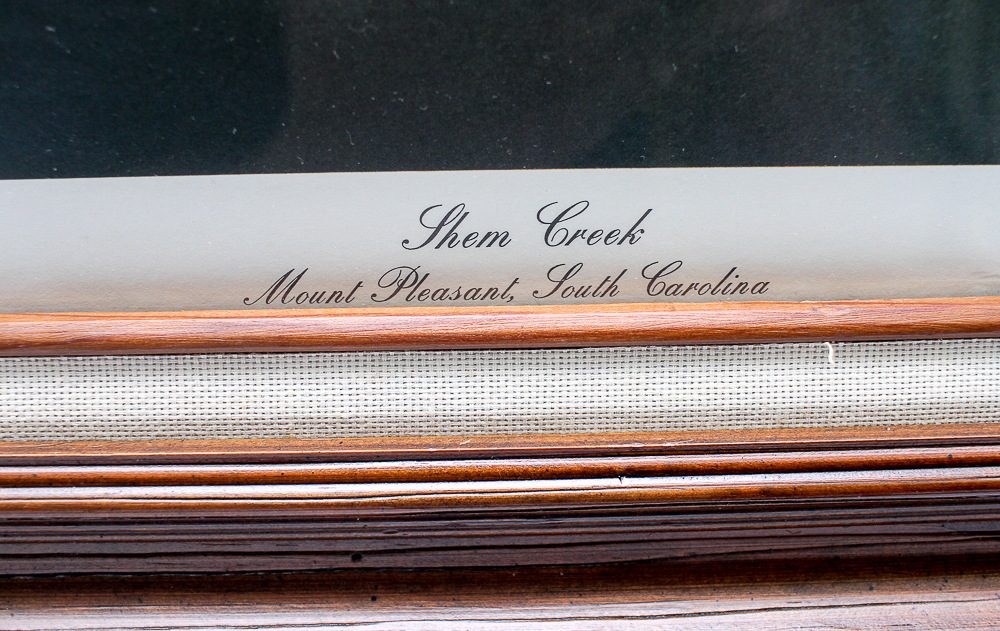 Thomas Ford Offset Lithograph "Shem Creek"