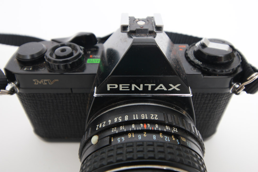 Pentax MV 35mm Camera and Case