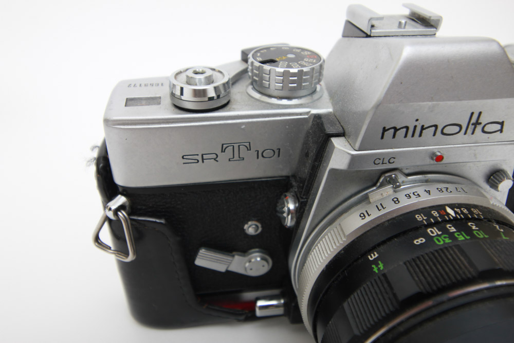 Minolta SR-T 101 35mm Camera and Accessories