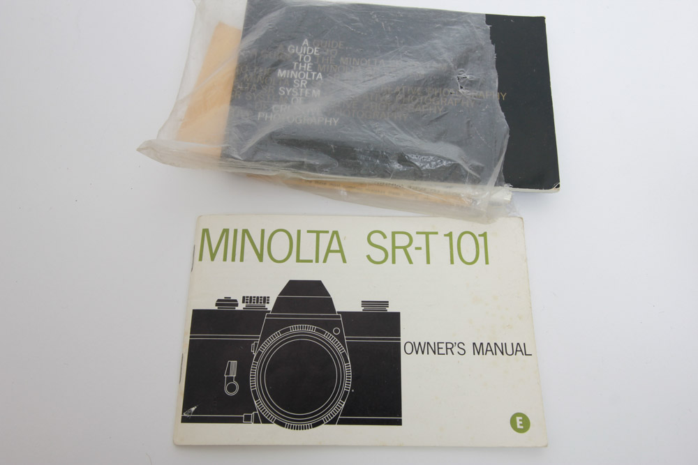 Minolta SR-T 101 35mm Camera and Accessories