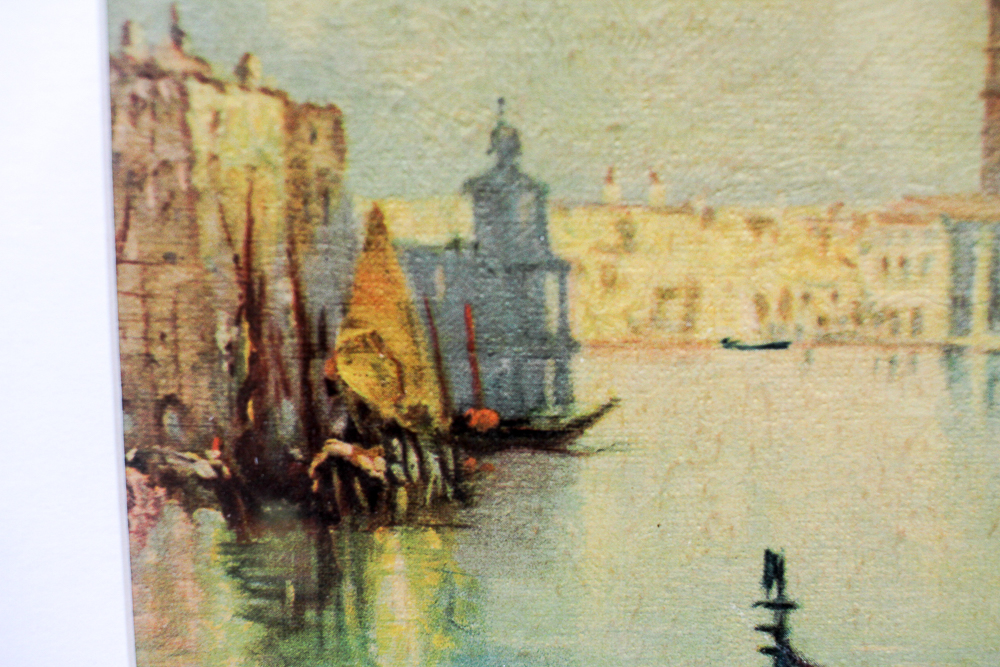 Vintage N. Briganti Offset Lithograph on Board