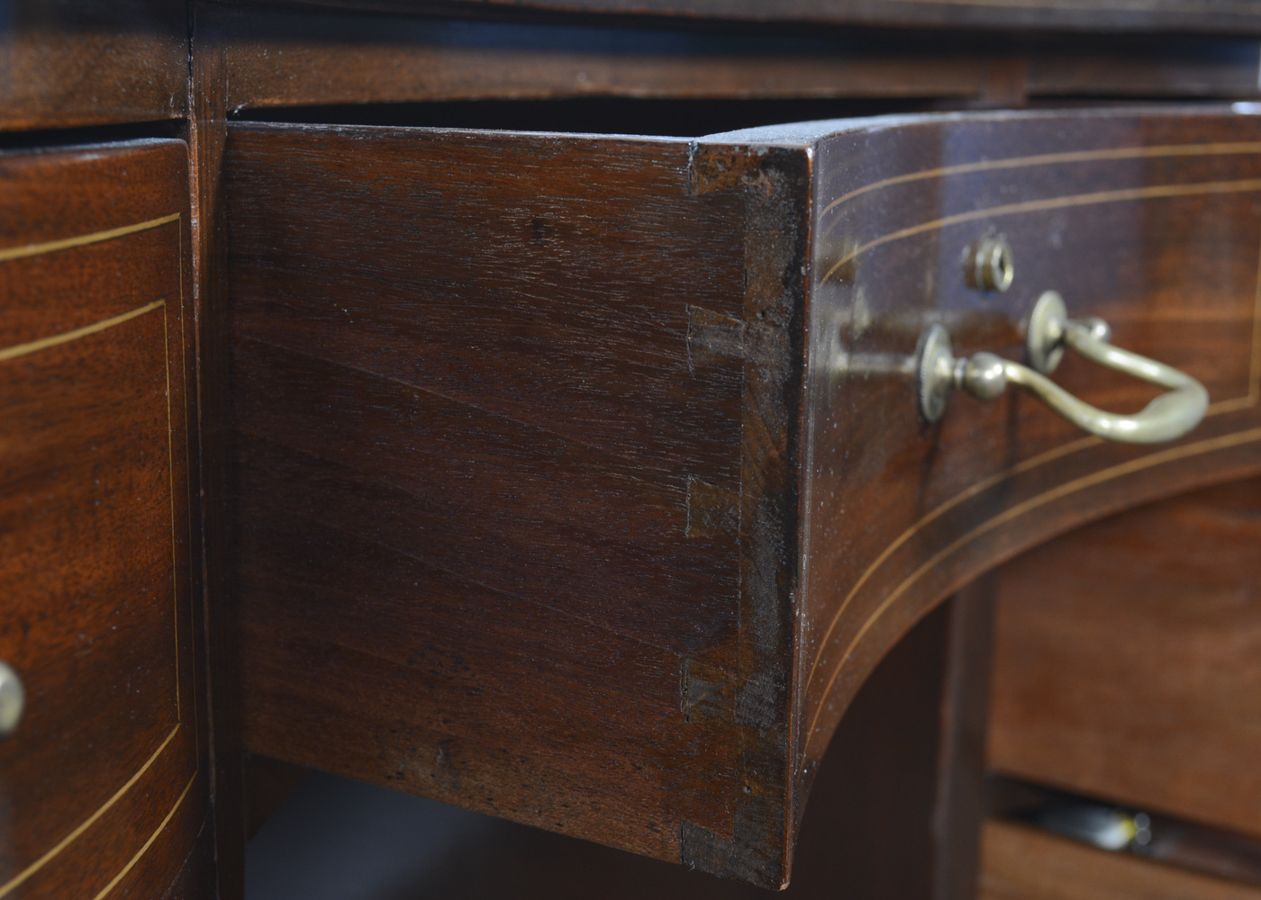 Vintage Kidney-Shaped Writing Desk