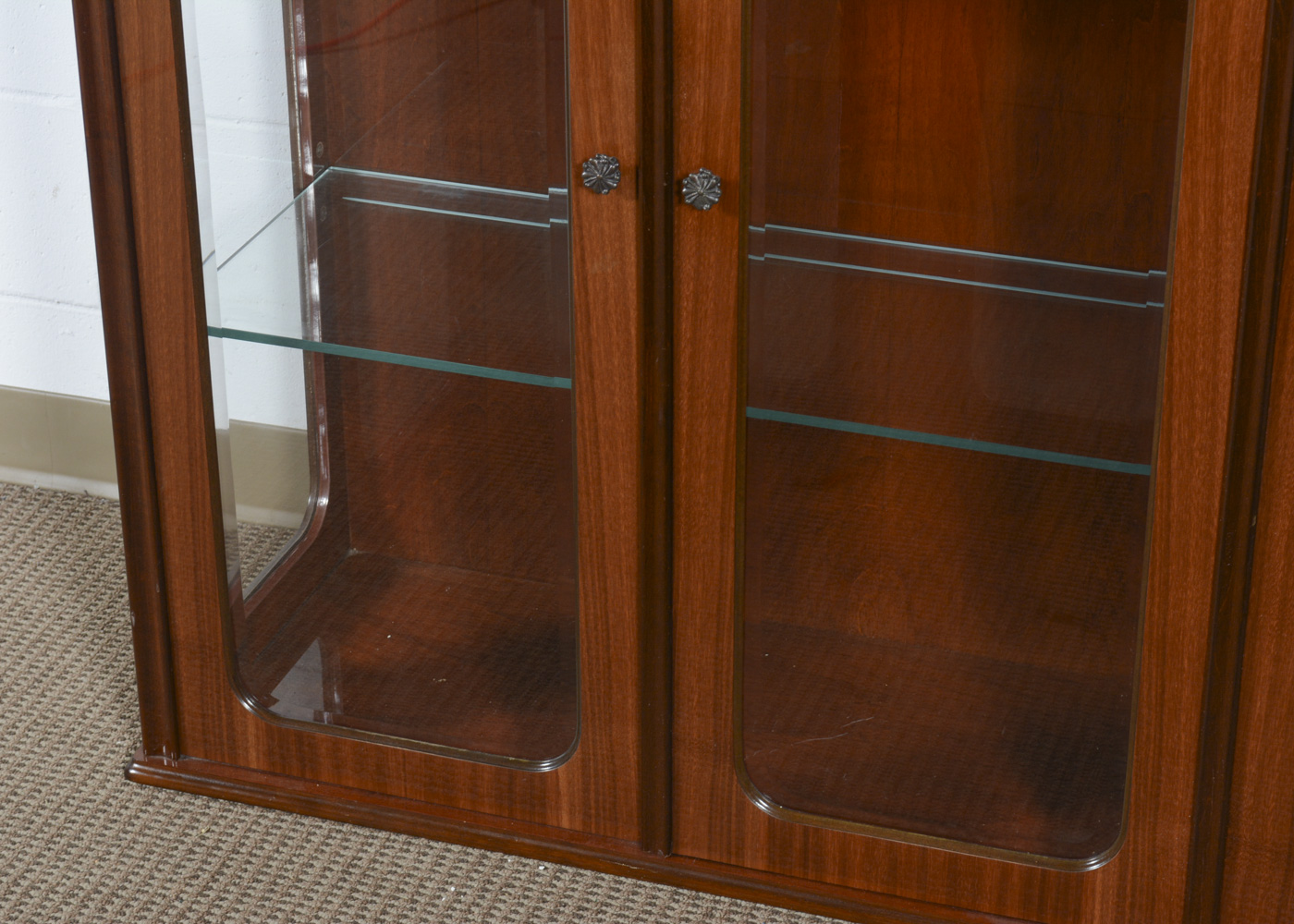 Hungarian Marquetry China Cabinet