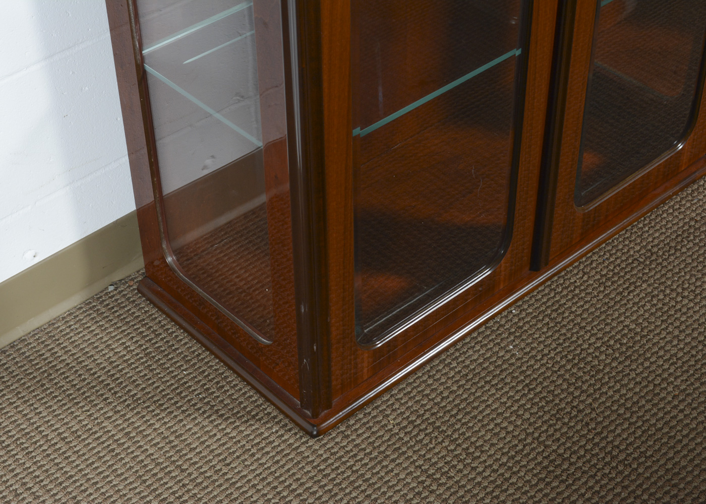 Hungarian Marquetry China Cabinet