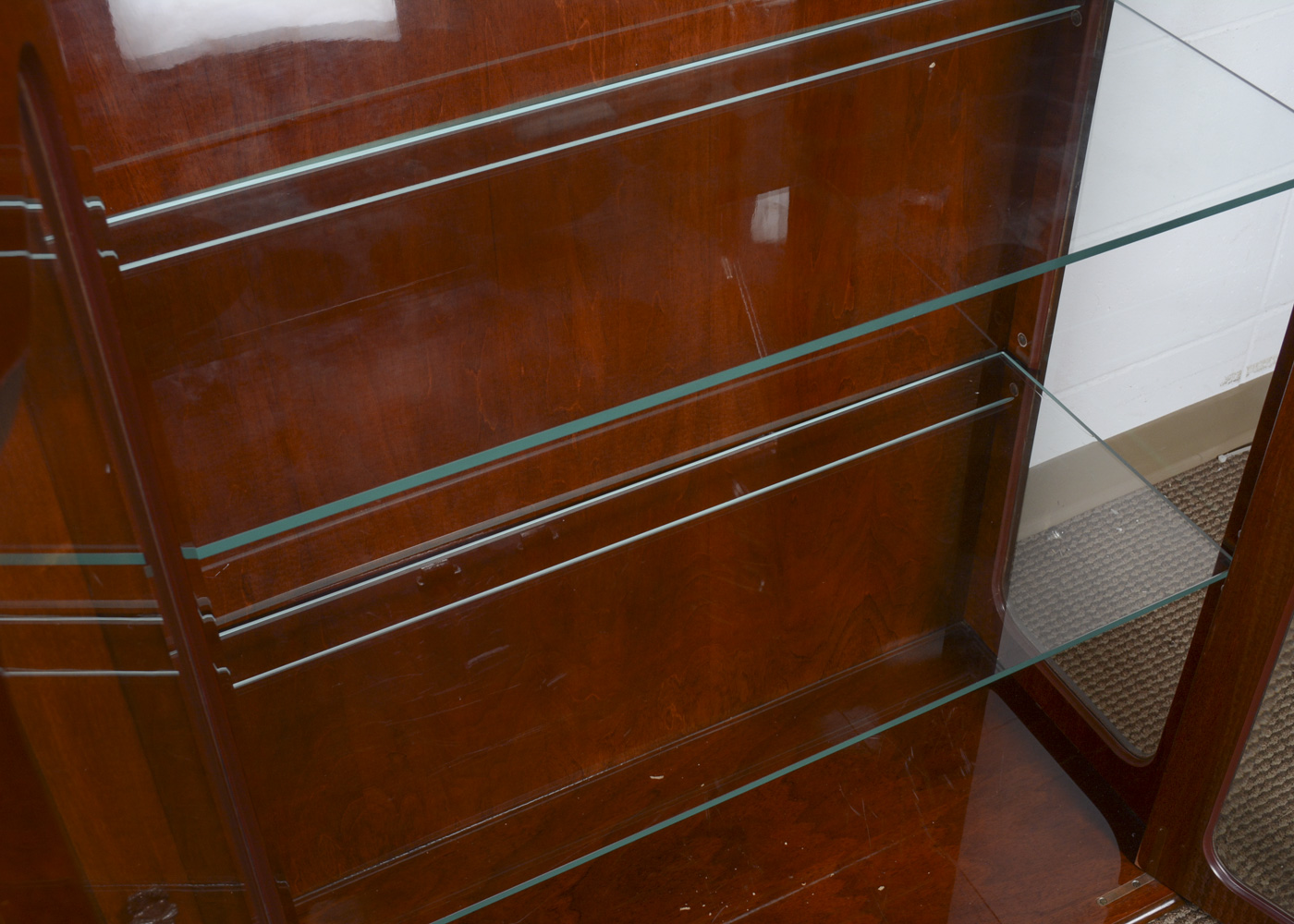 Hungarian Marquetry China Cabinet