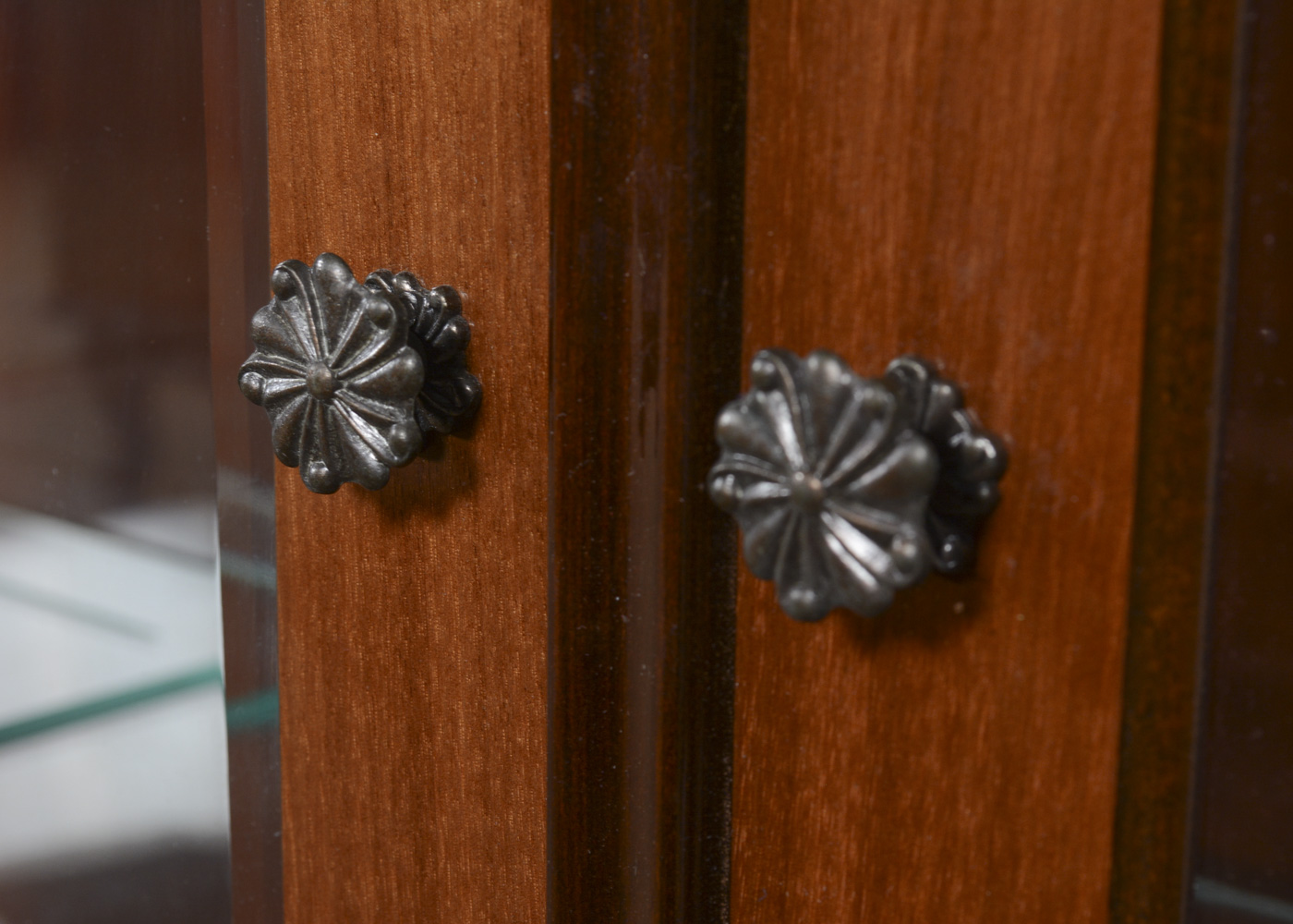 Hungarian Marquetry China Cabinet